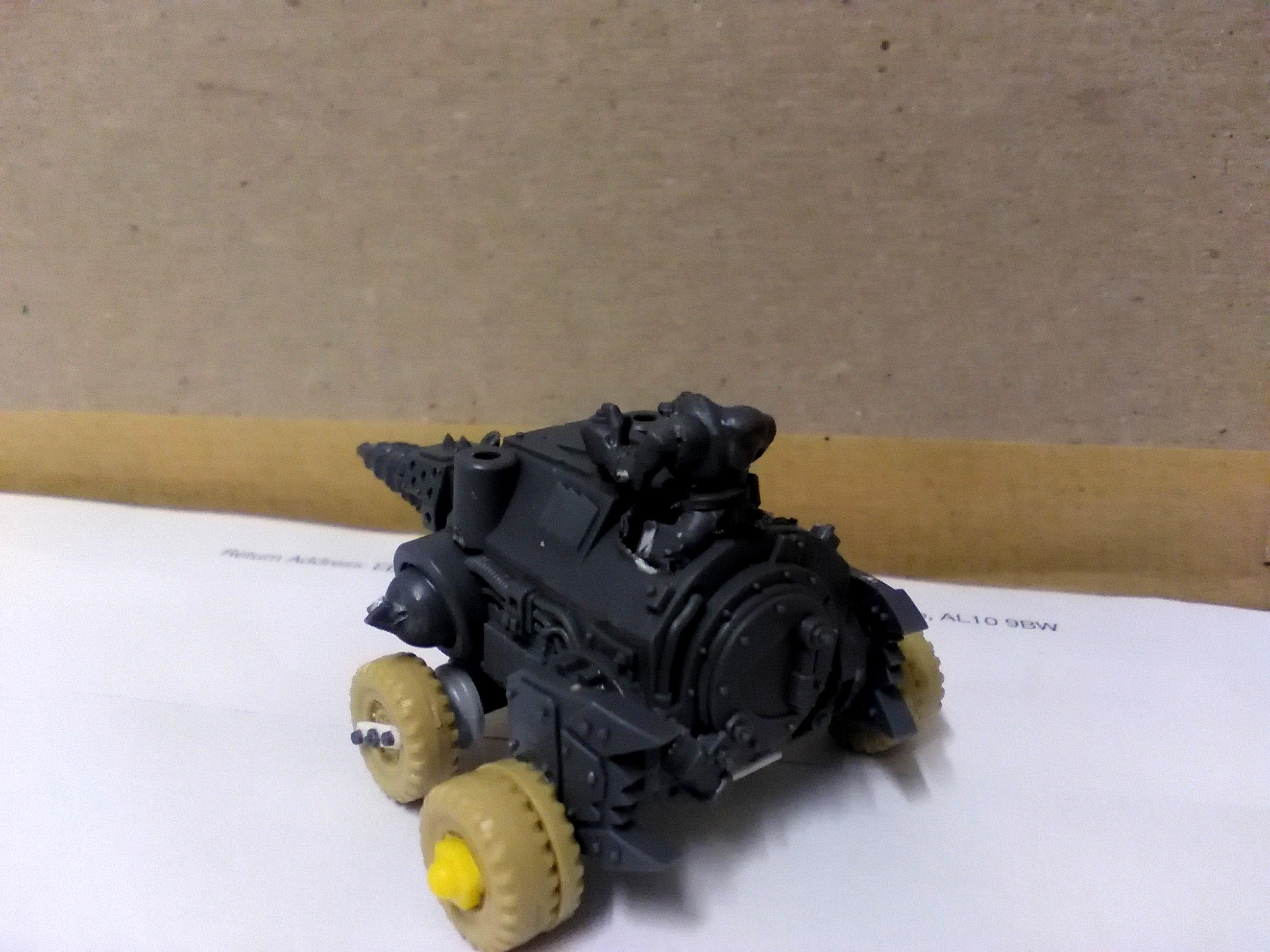 Conversion, Grot Conversion, Grots, Kitbash, Kitbashed, Ork Conversion, Ork Conversions, Ork Coustom Made Vehicles, Orks, Scratch Build, Warhammer 40,000