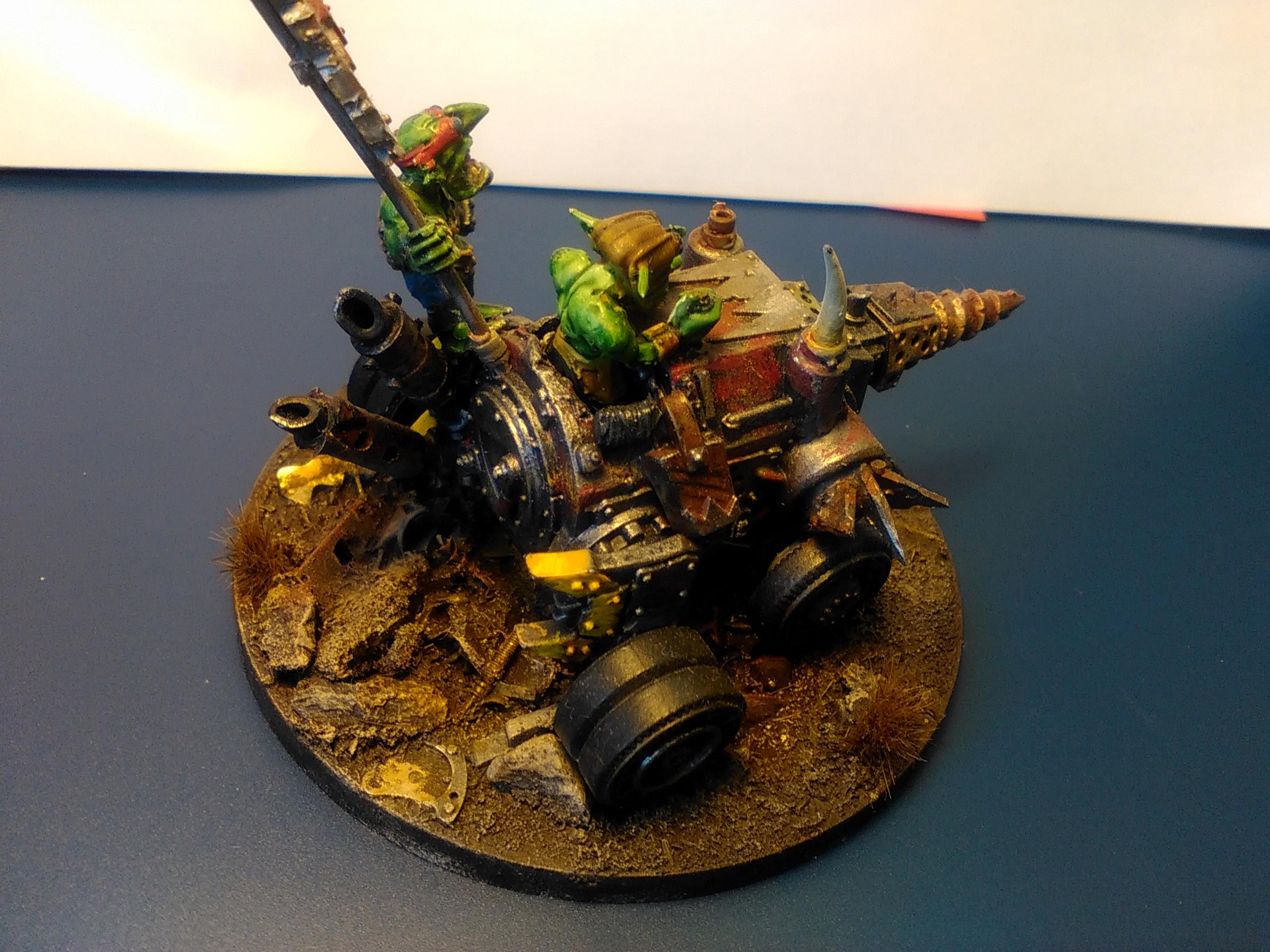 Conversion, Grot Conversion, Grots, Kitbash, Kitbashed, Ork Conversion, Ork Conversions, Ork Coustom Made Vehicles, Orks, Scratch Build, Warhammer 40,000