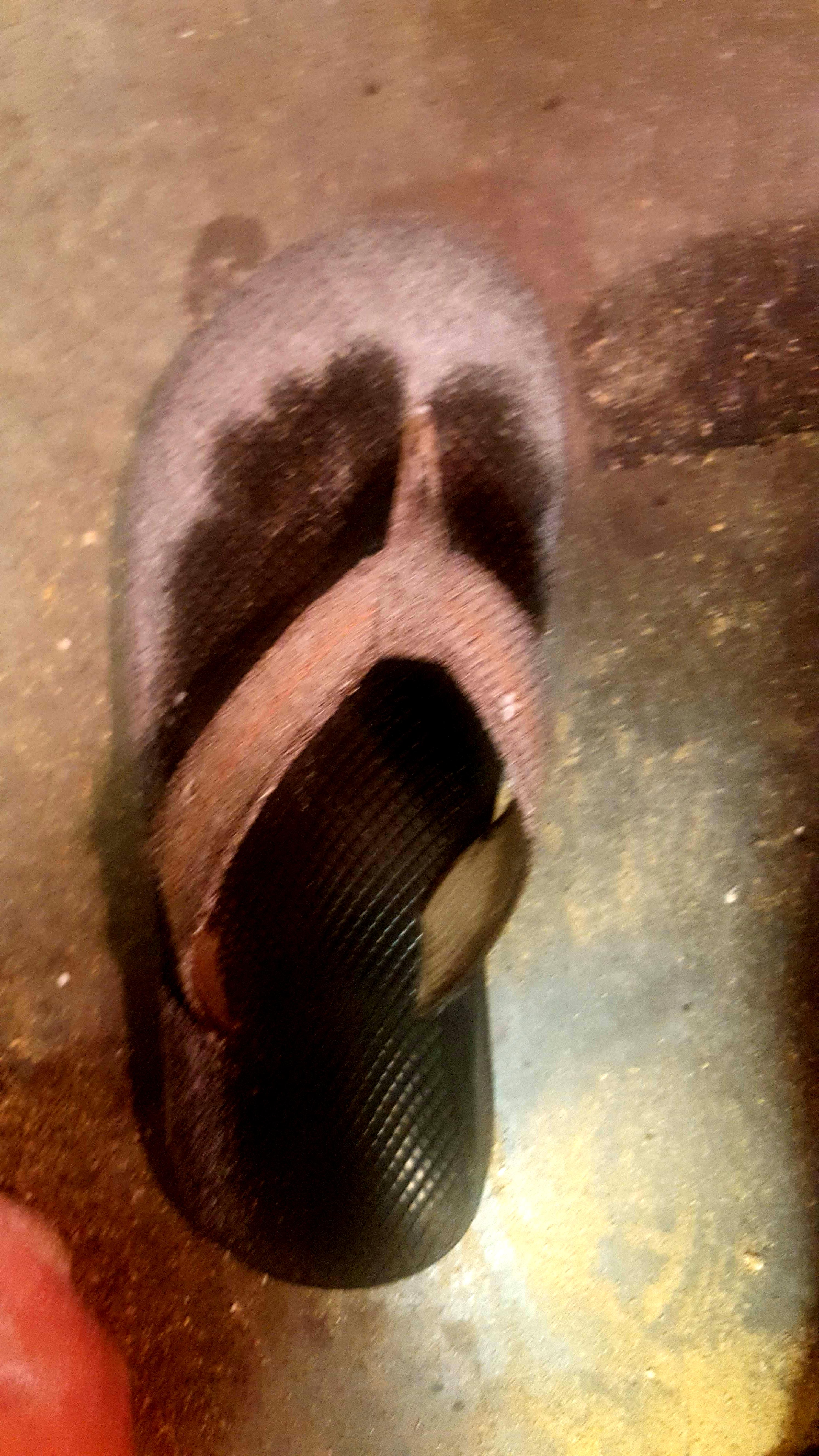 Quite a bit of PVC dust..