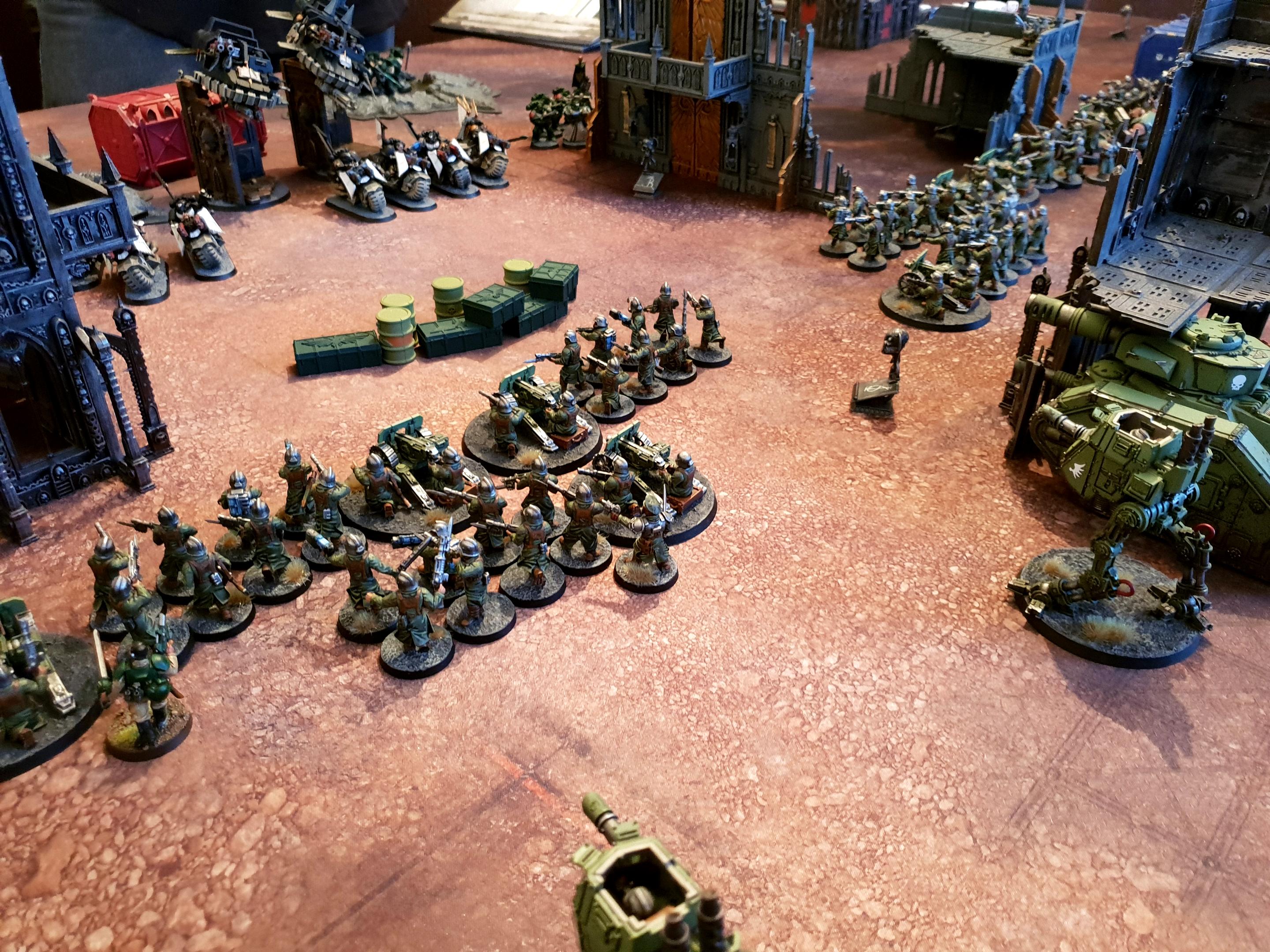 Astra Militarum, Dark Angels, Gunline