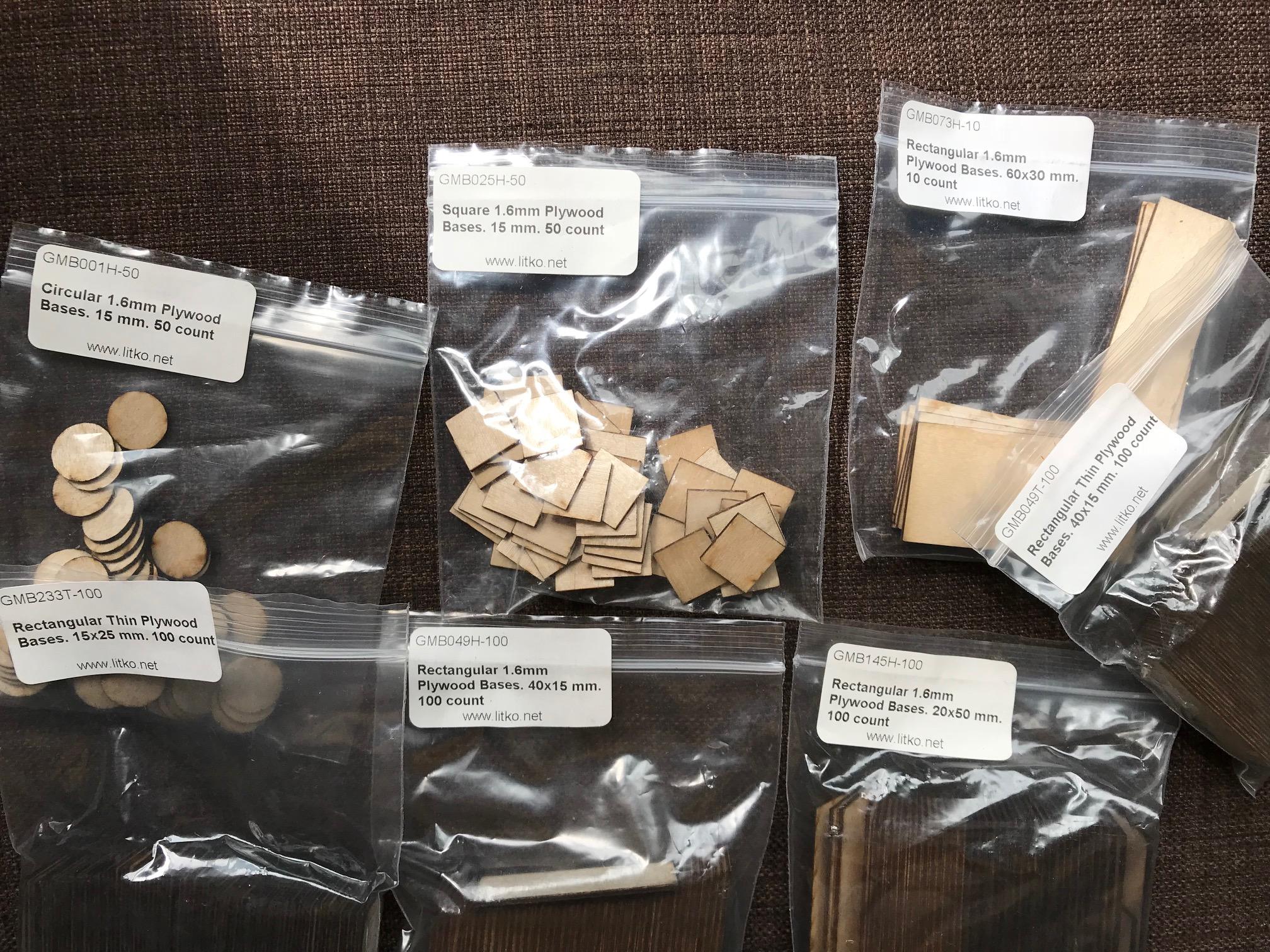 Bases I used for my 6mm stuff