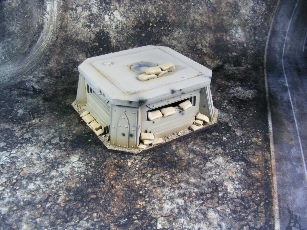 Terrain, bunker 8