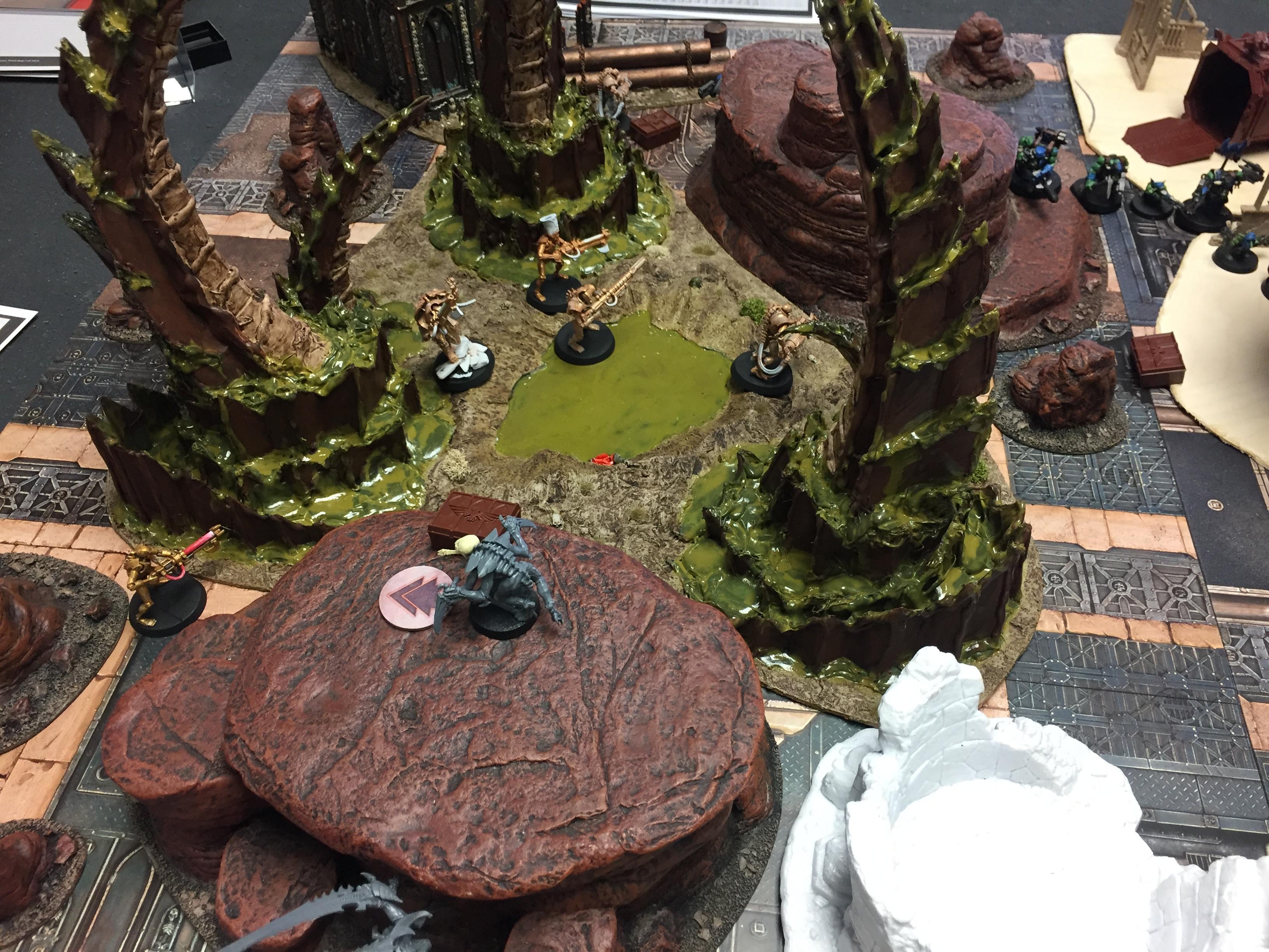 Board, Desert, Game, Infantry, Inquisition, Killteam, Necrons, Orks, Ruins, Tyranids, Warhammer 40,000