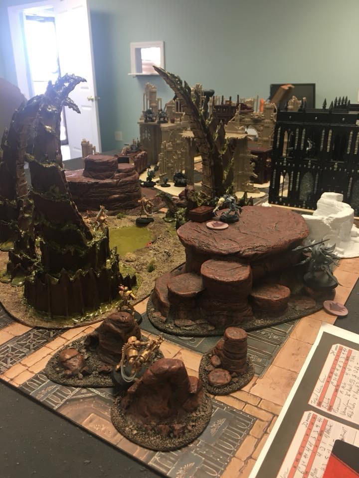 Board, Desert, Game, Infantry, Inquisition, Killteam, Necrons, Orks, Ruins, Tyranids, Warhammer 40,000