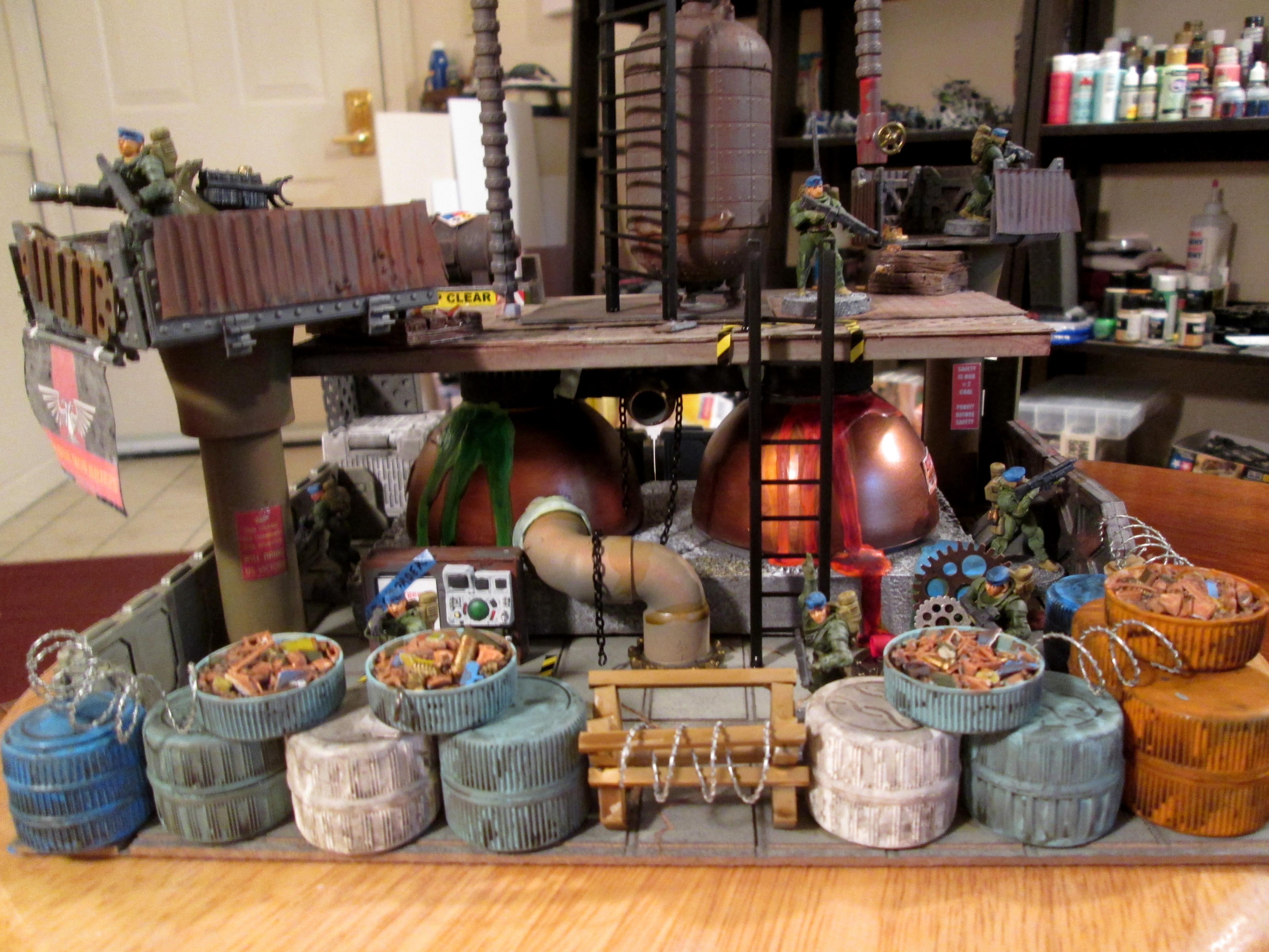 Industrial, Necromunda, Promethium, Terrain, Works