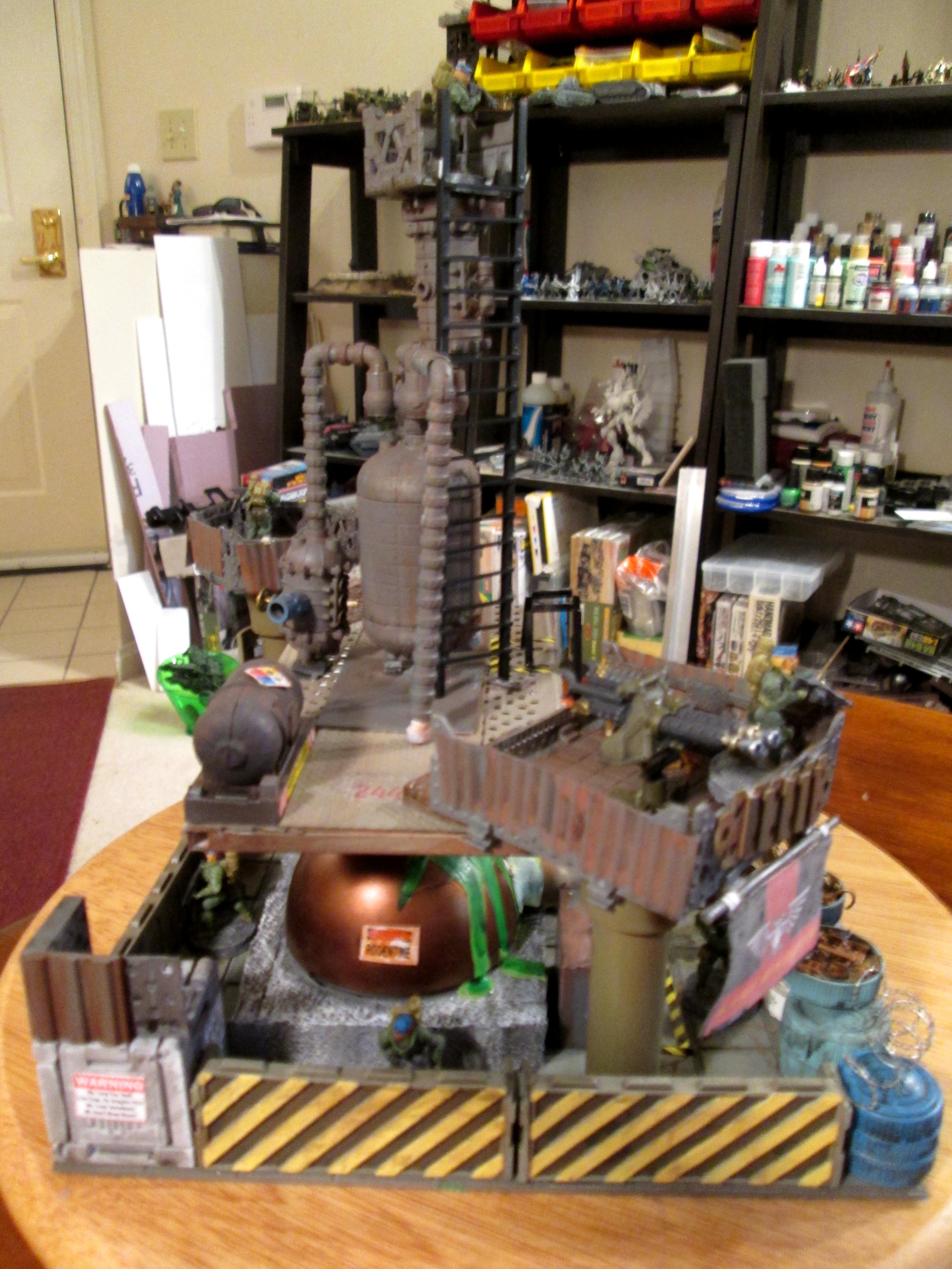 Industrial, Necromunda, Promethium, Terrain, Works