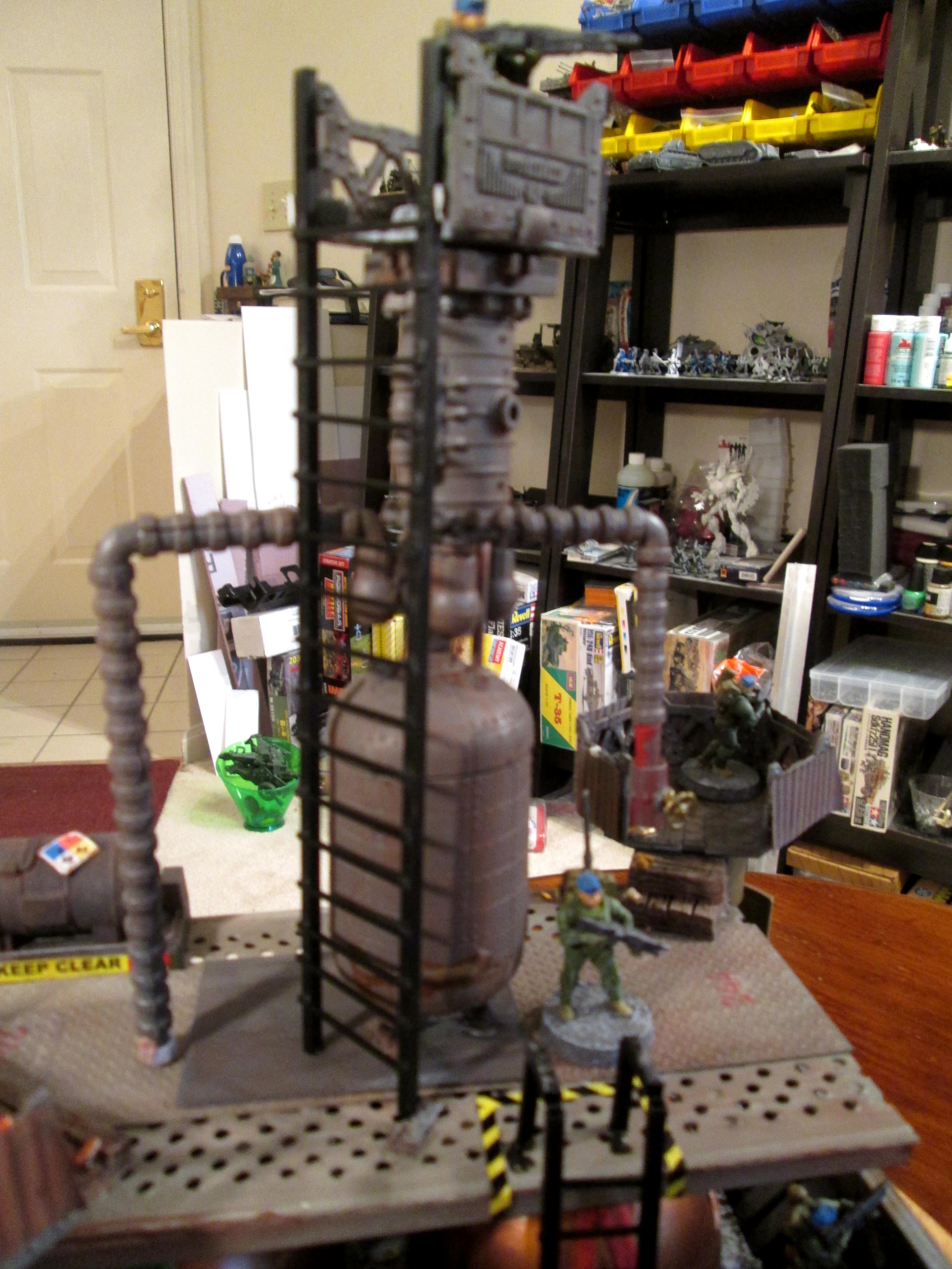 Industrial, Necromunda, Promethium, Terrain, Works