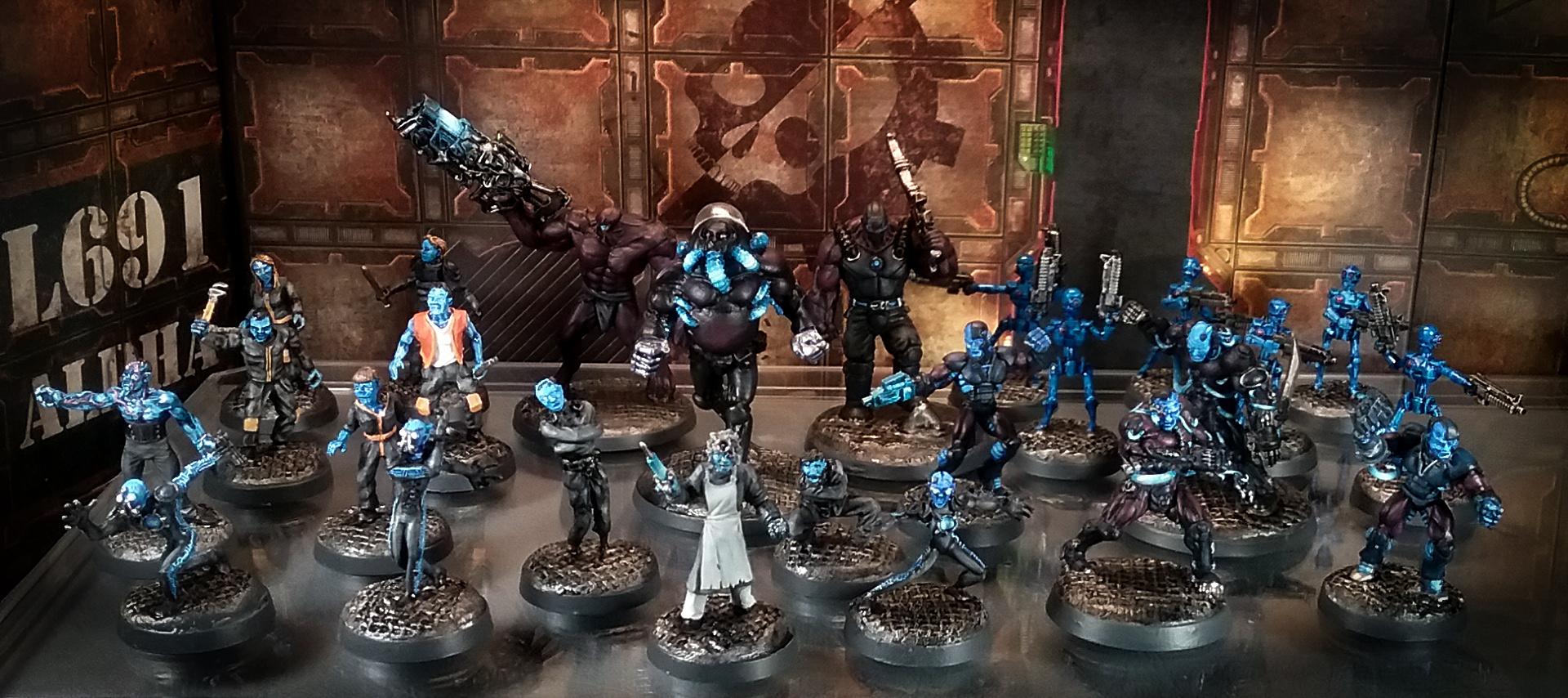 Attica Games, Biomech, Cp Models, Cyberassassin, Cyberhero, Cyborg, Dr Klaus Kroenig, Infeced, Lektra Vassals, Mad Men, Mutant, Ogryn Heavy Trooper, Ogryns, Razide, Robots, Superfigs, Virus