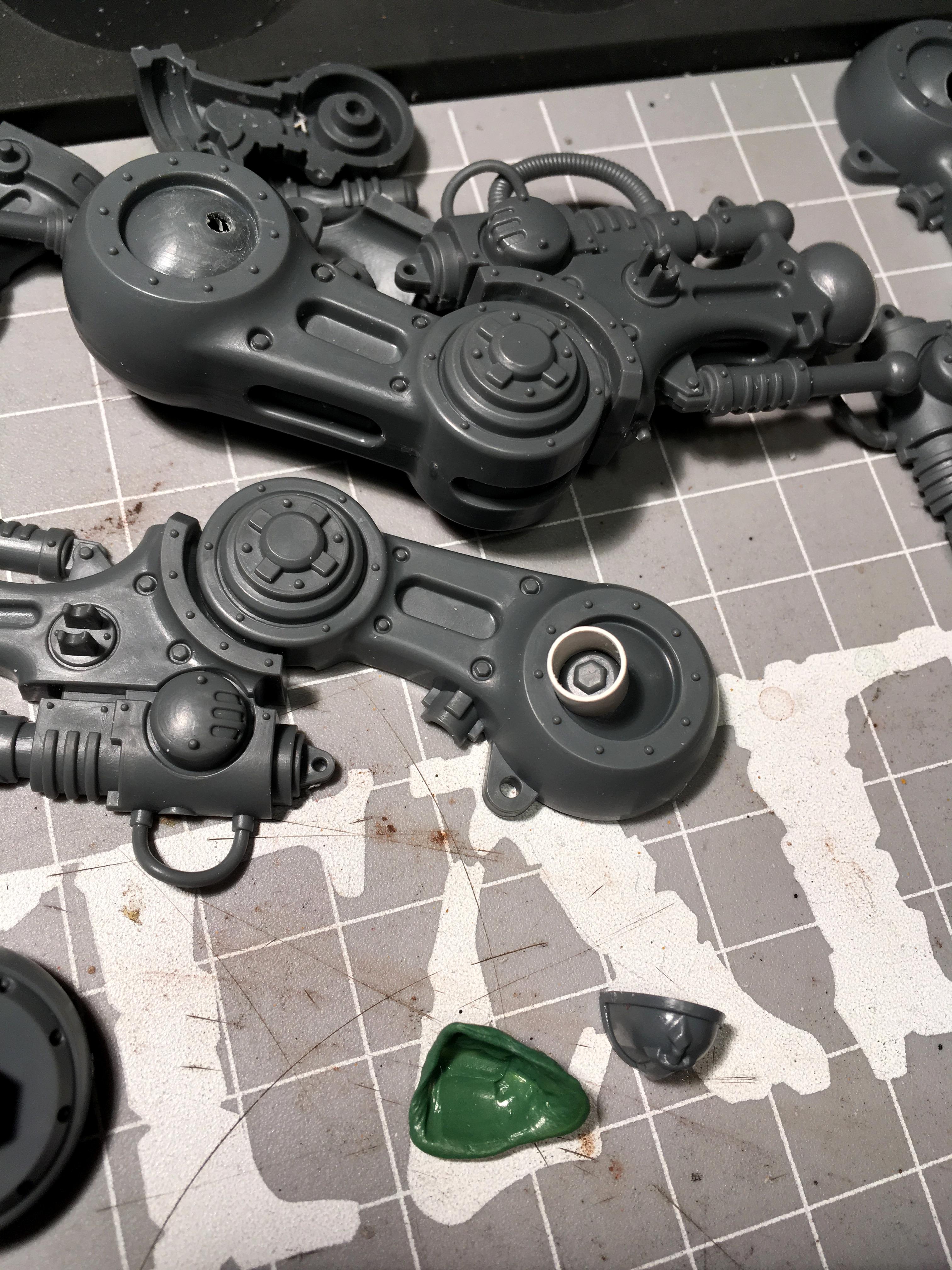 Imperial Knights, Questoris, Warhammer 40,000, Work In Progress