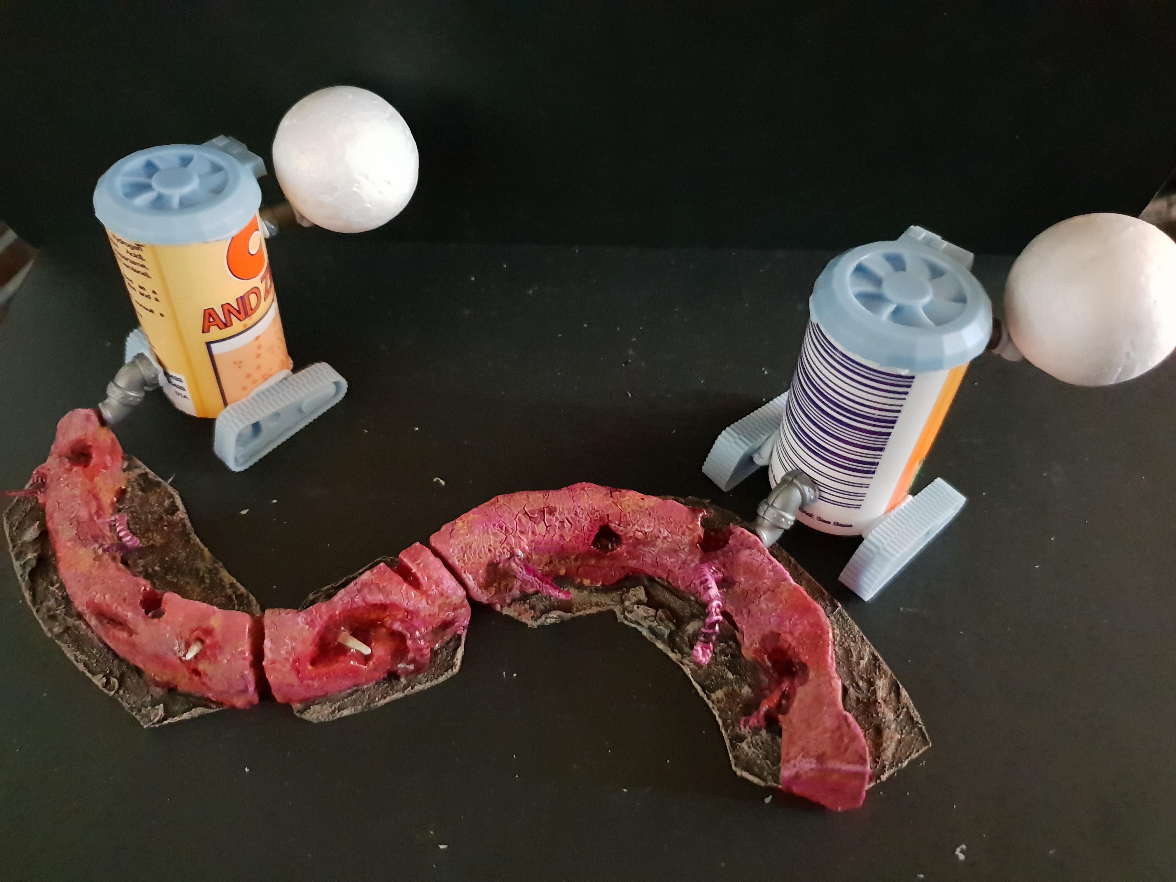 Chaos, Competition, Flesh Vats, Loer, Terrain, Work In Progress