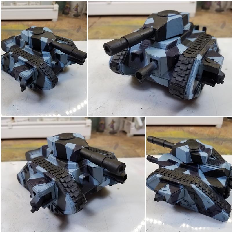 Imperial Guard, Leman Russ Battle Tank, Scratch Build, Work In Progress