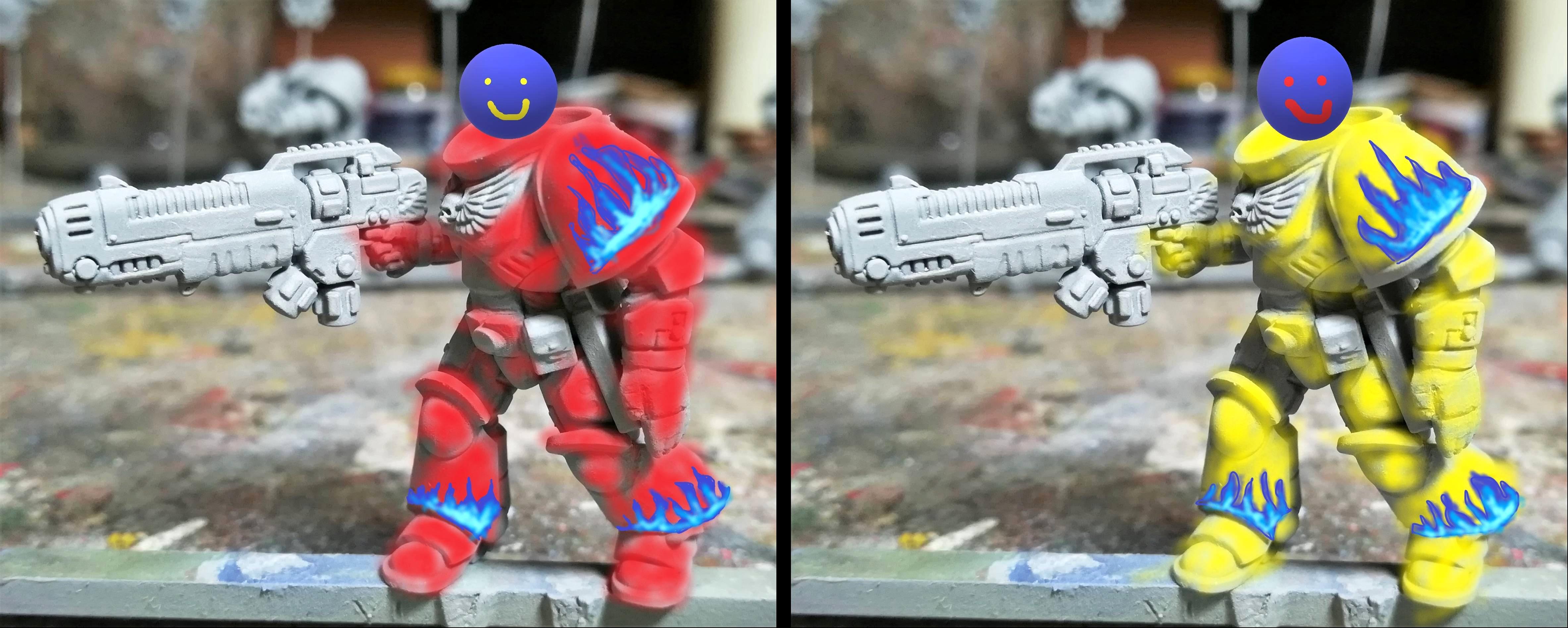 Colour scheme test; red or yellow?