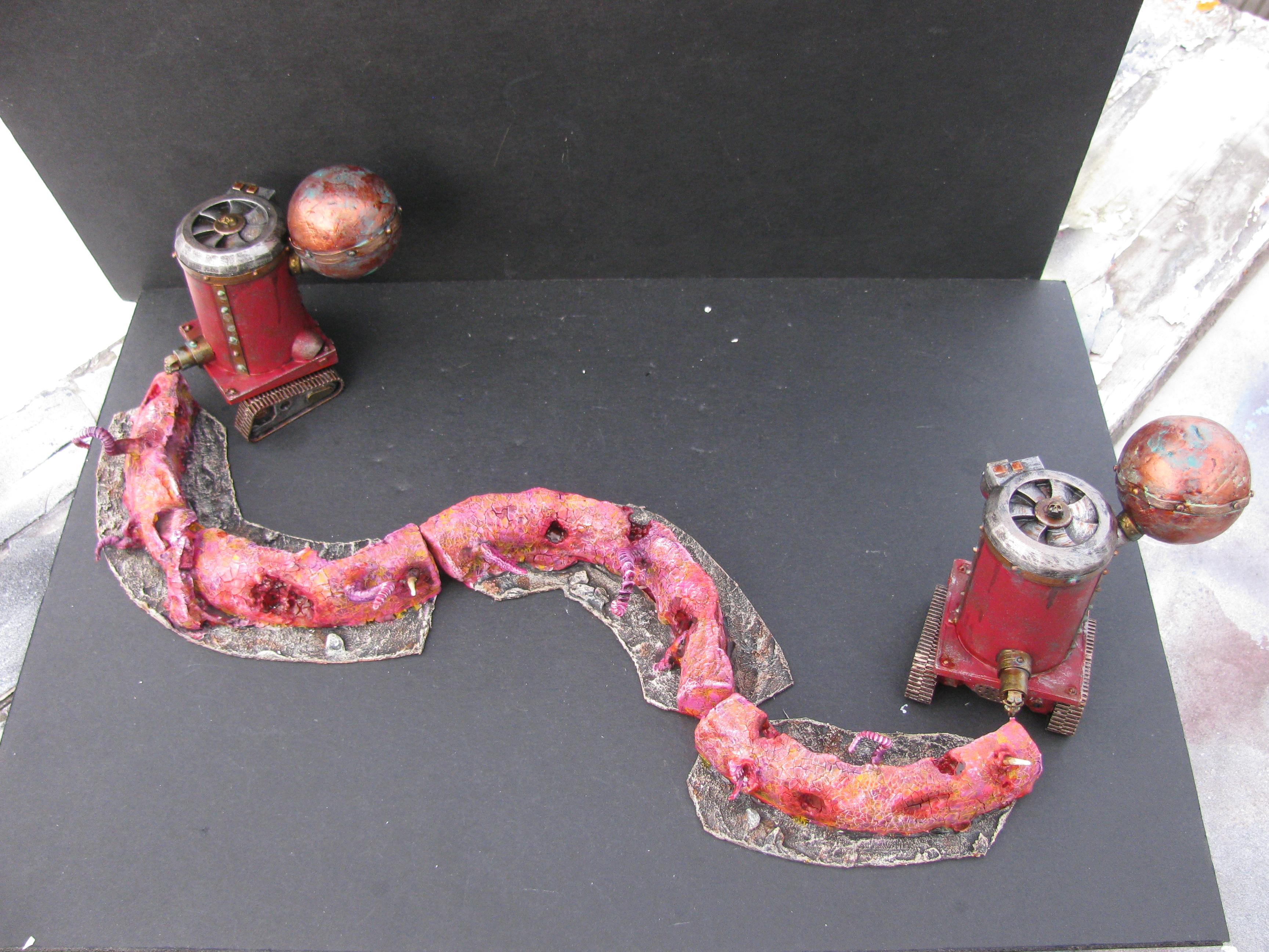 Chaos, Flesh-walls, Loer, Terrain, Warhammer 40,000