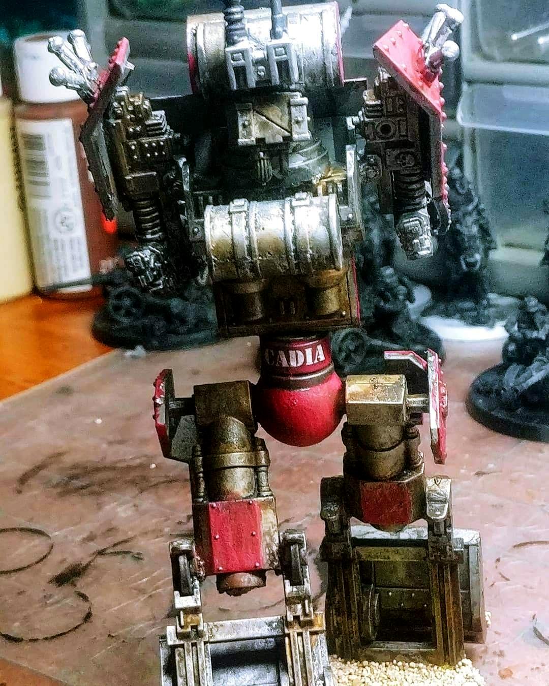 Kitbash, An original kitbashed robot