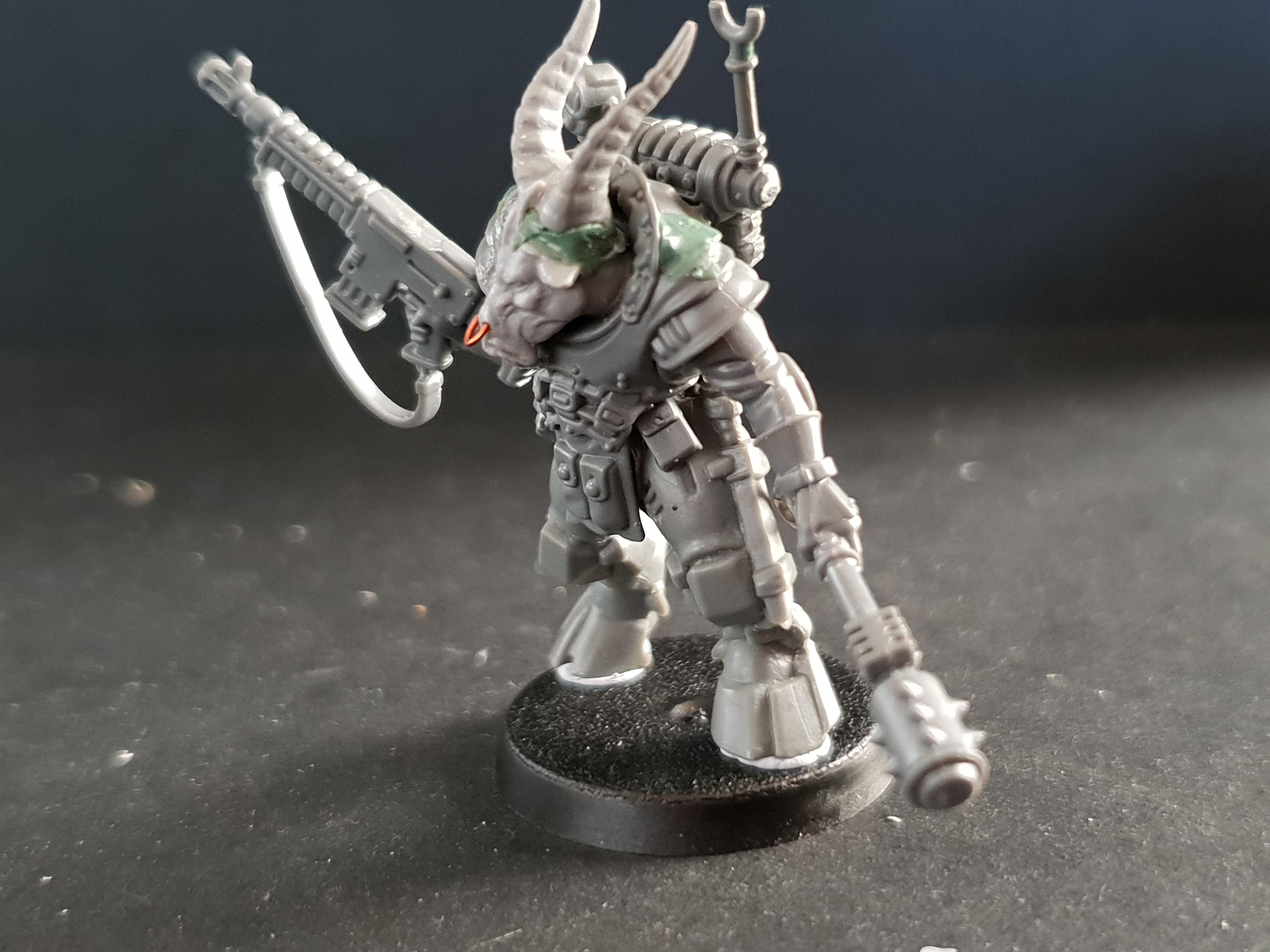 Beastmen, Chaos, Conversion, Slaanesh, Warhammer 40,000, Work In Progress