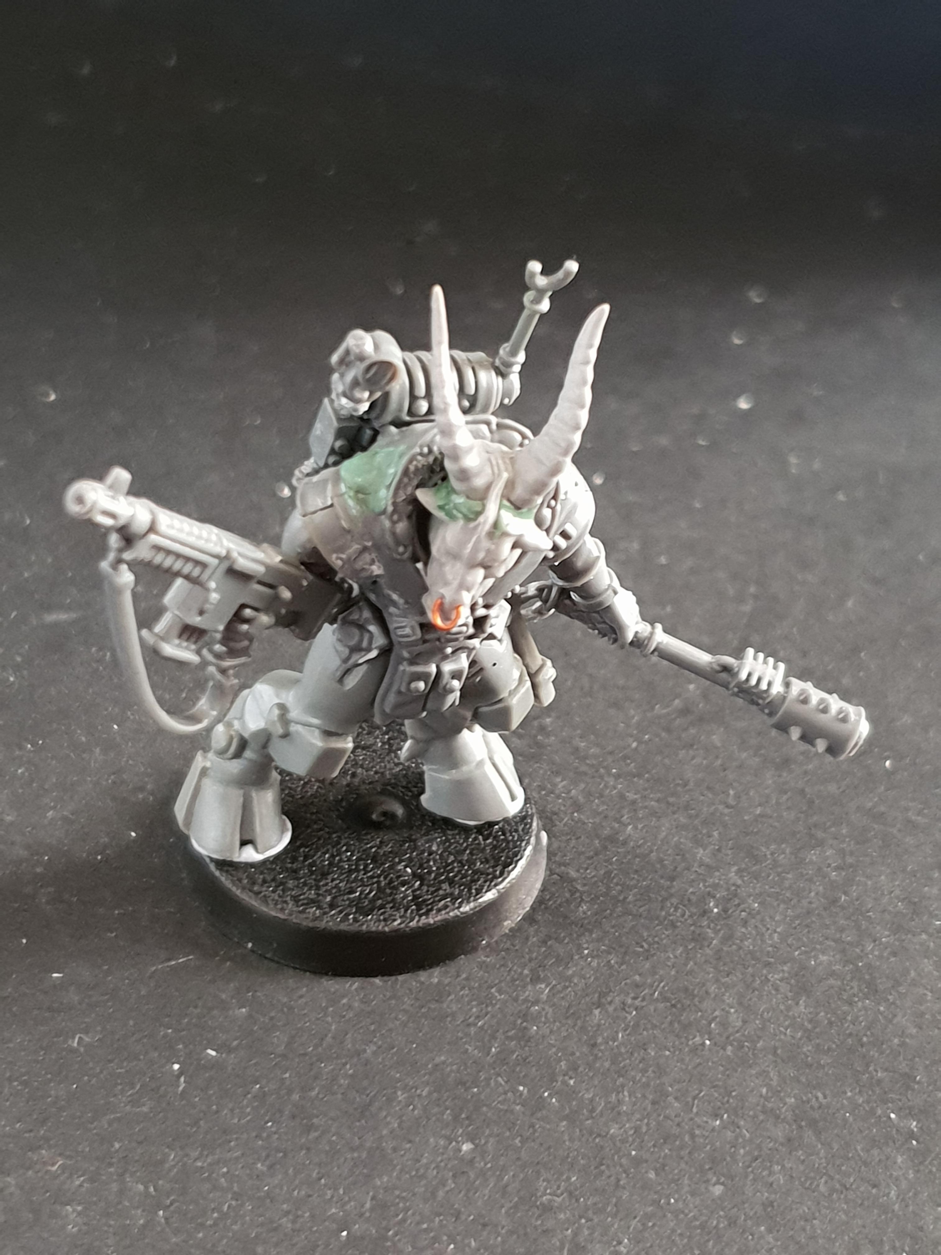 Beastmen, Chaos, Conversion, Slaanesh, Warhammer 40,000, Work In Progress