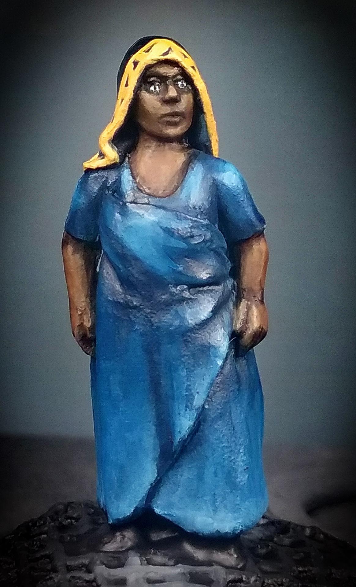 28mm Battlestar Galactica Miniatures, Battlestar Galactica, Battlestar Galactica Miniatures, Mystic, Priestess Elosha, Sage, Sci Fi Priestess, Shaman