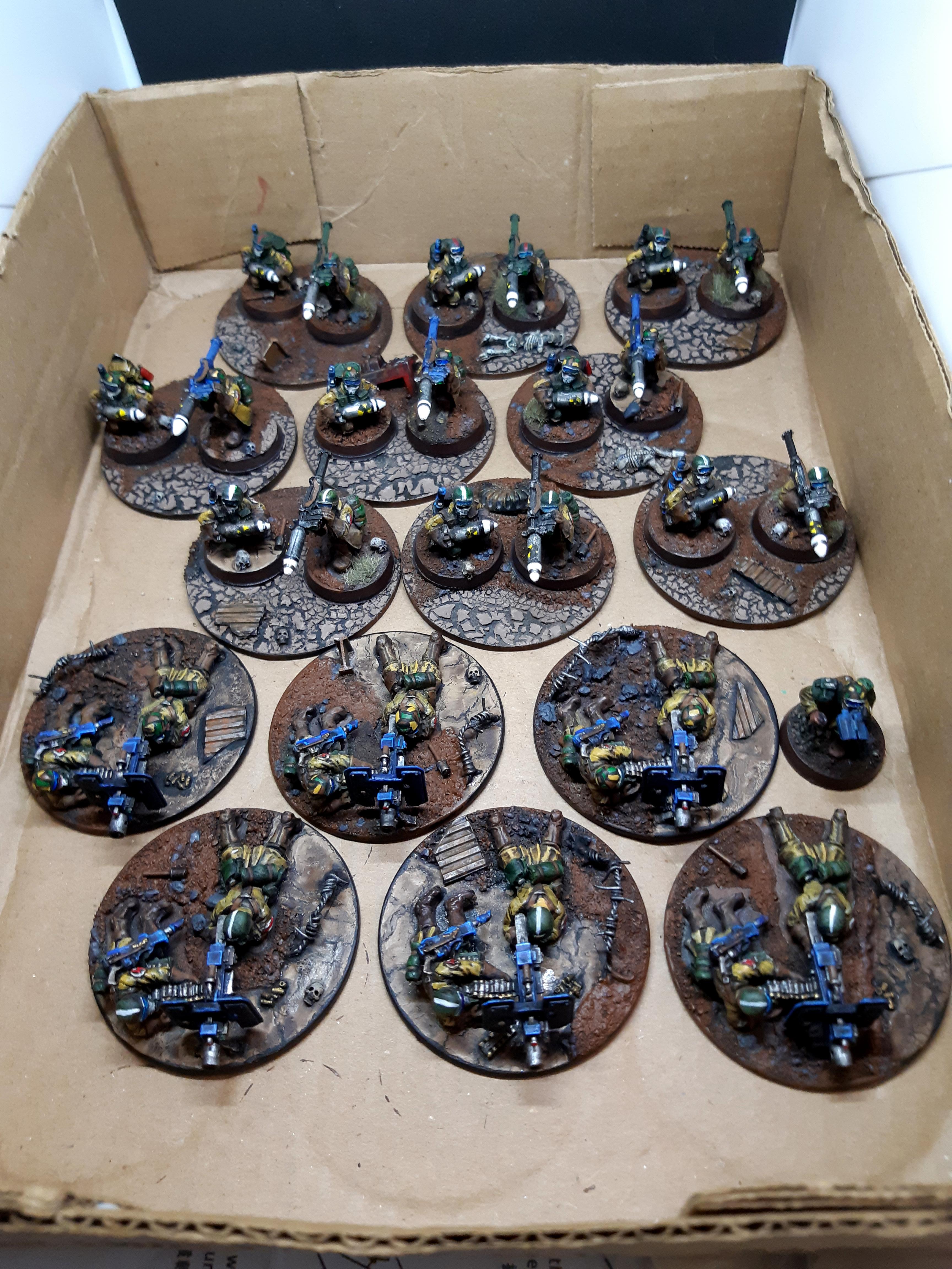 Armageddon Steel Legion, Army, Astra Militarum, Buntfarbenanstrich, Games Workshop, Hive Ganger, Imperial Guard, Metal, Necromunda, Warhammer 40,000