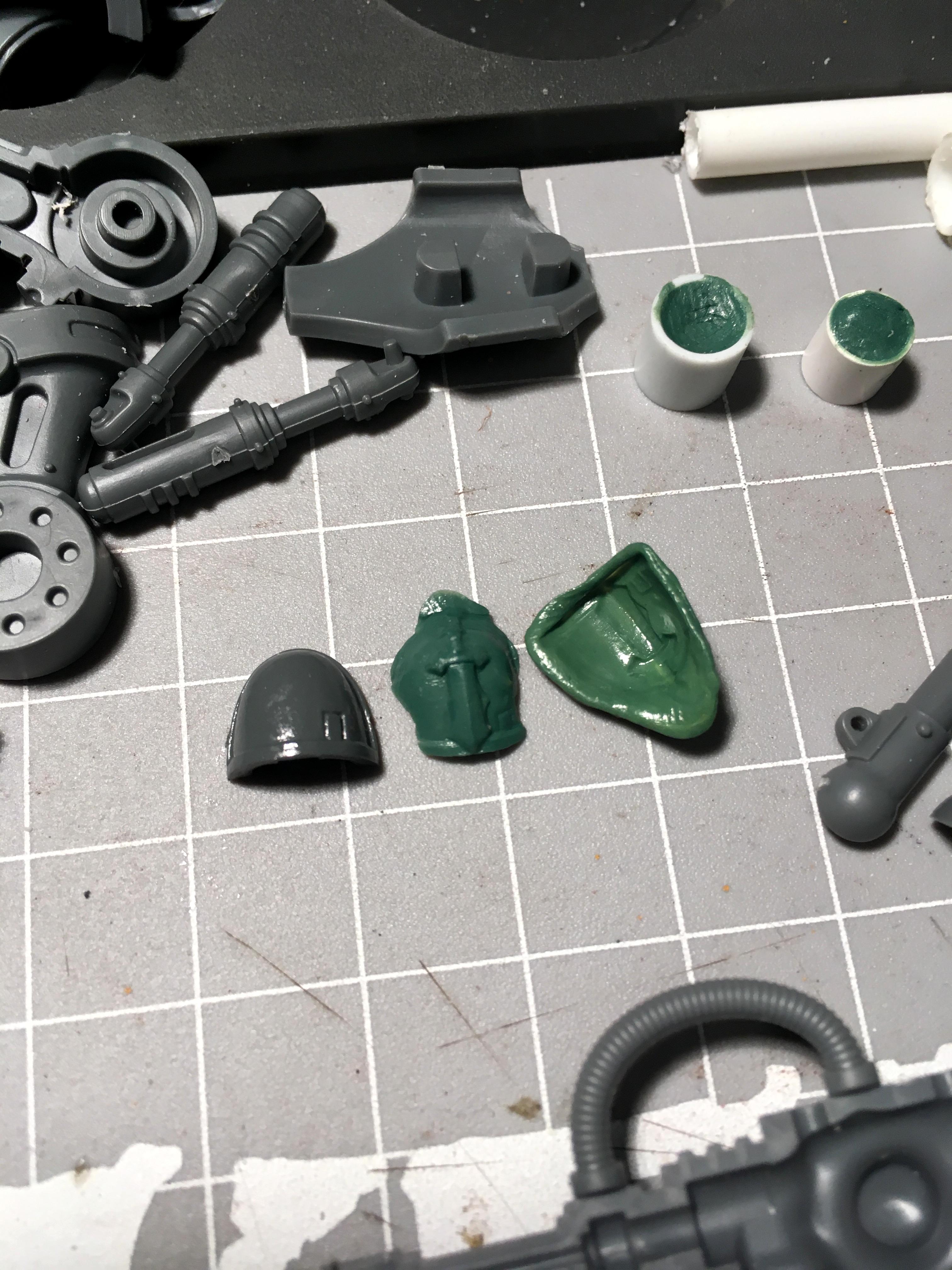 Imperial Knights, Questoris, Warhammer 40,000, Work In Progress