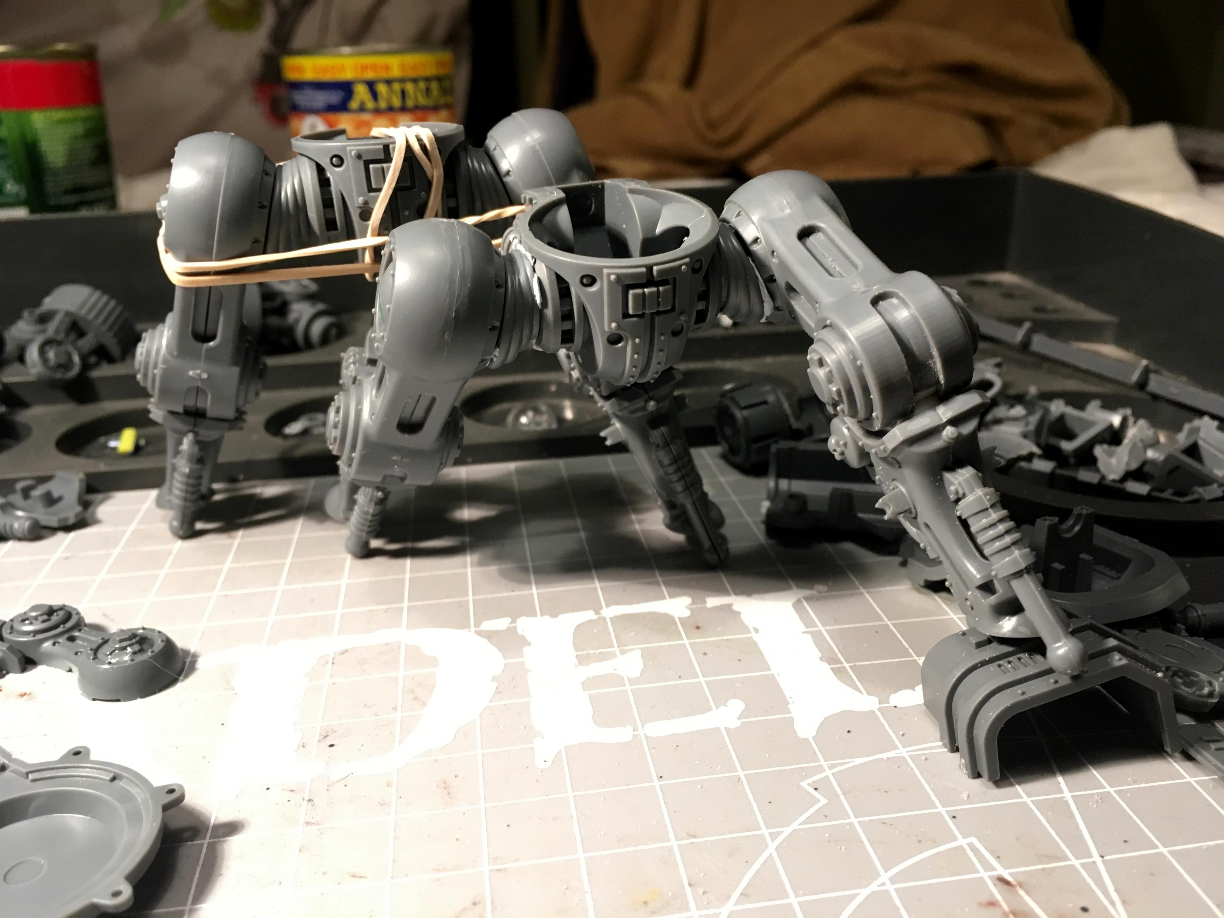 Imperial Knights, Questoris, Warhammer 40,000, Work In Progress