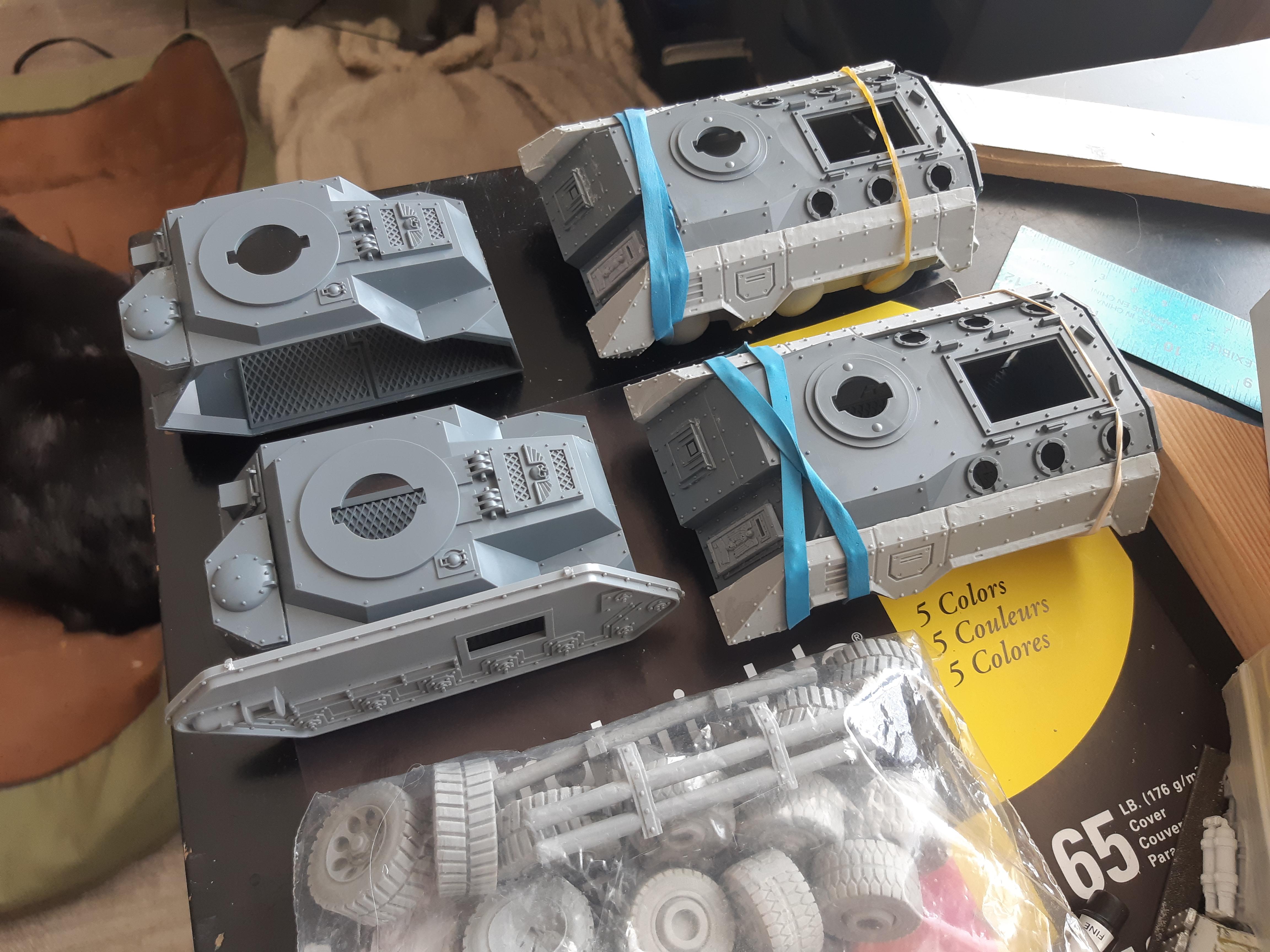Astra Militarum, Chapterhouse Studios, Chimera, Hive Ganer Militia, Imperial Guard, Plastic, Resin, Steel Legion, Warhammer 40,000, Wheeled