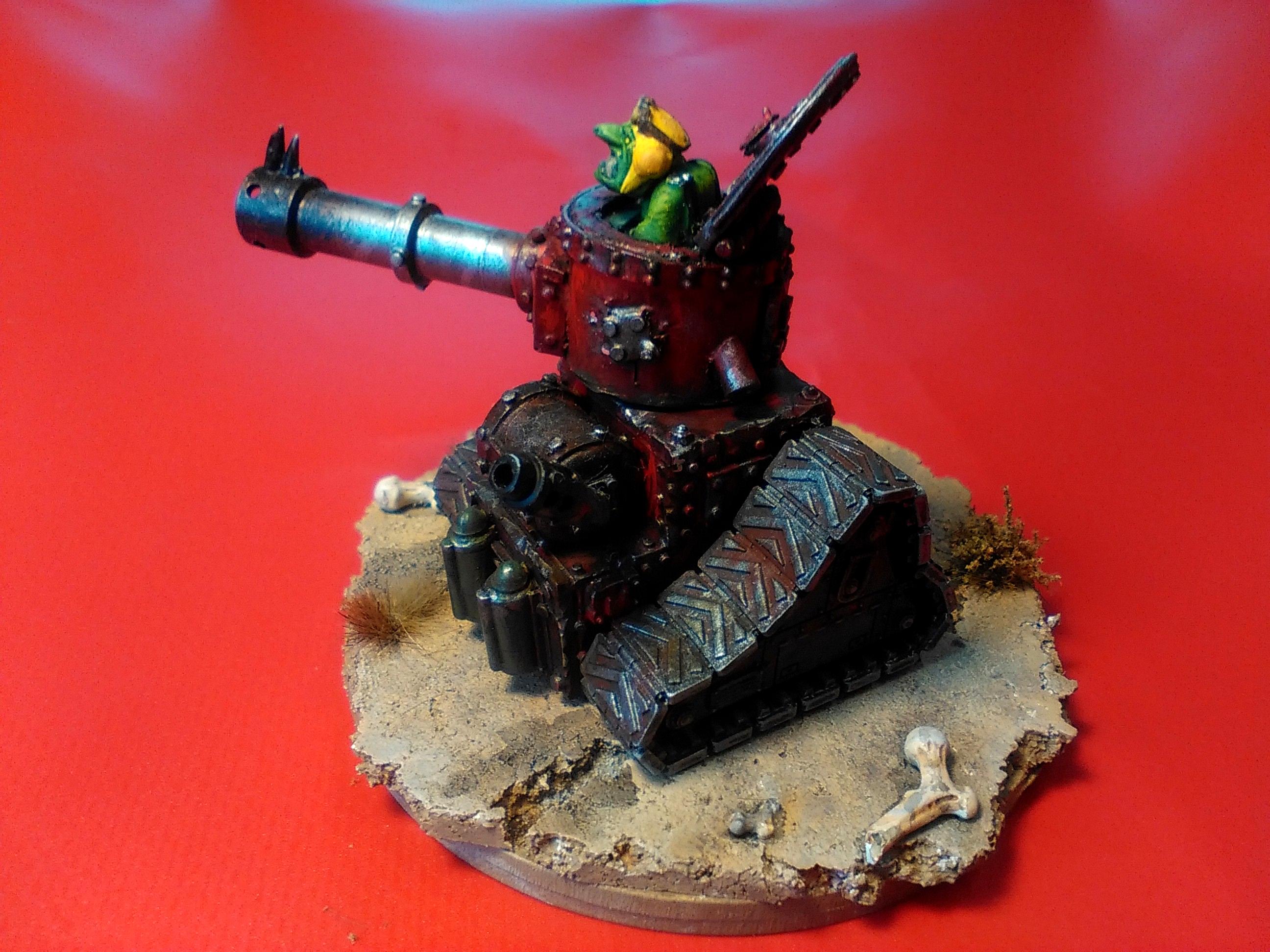Conversion, Grot Conversion, Grot Tank, Grots, Kitbash, Kitbashed, Ork Conversions, Ork Coustom Made Vehicles, Orks, Scratch Build, Warhammer 40,000