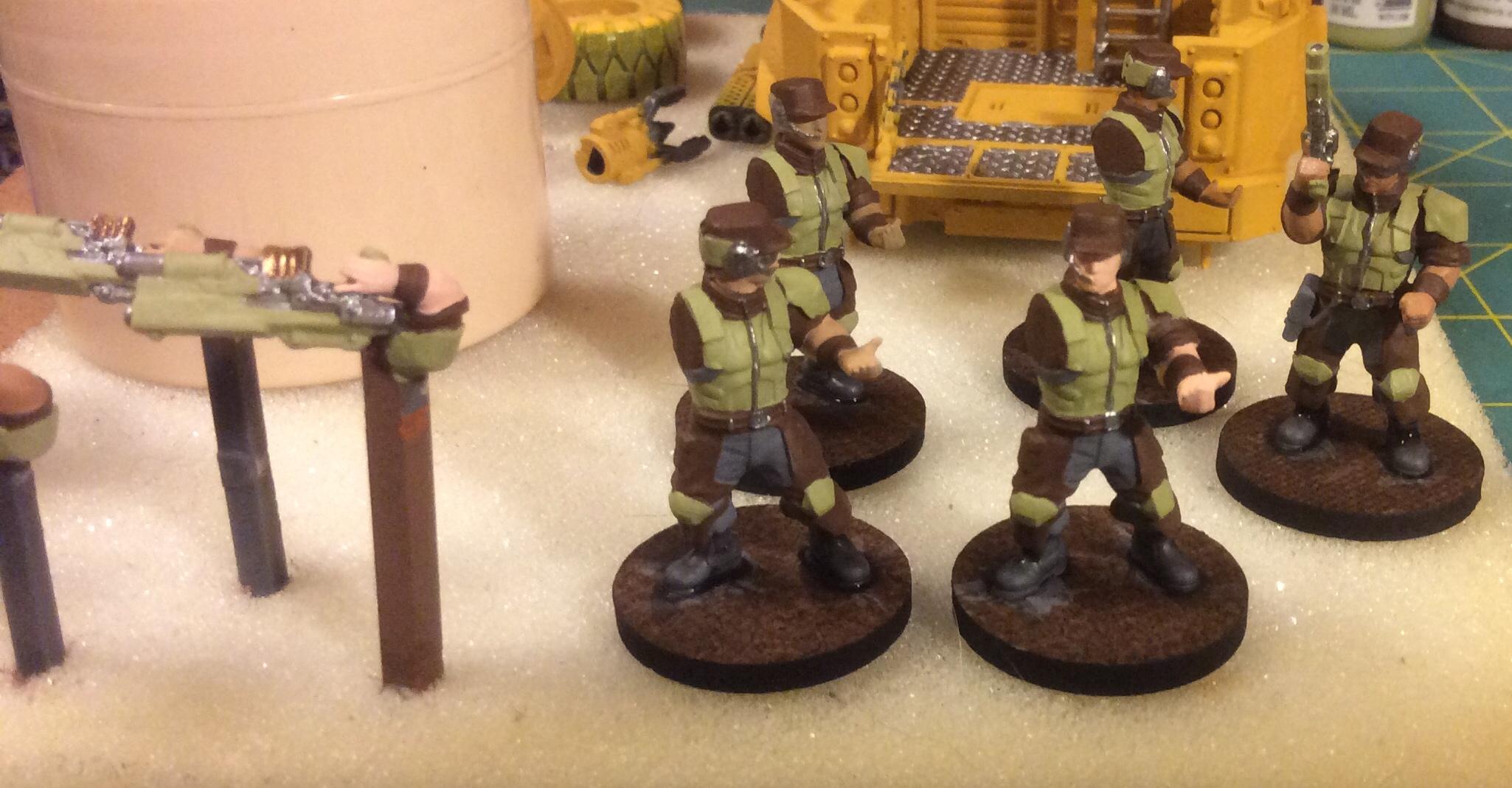 Contractors, Epirian, Maelstroms Edge, Work In Progress