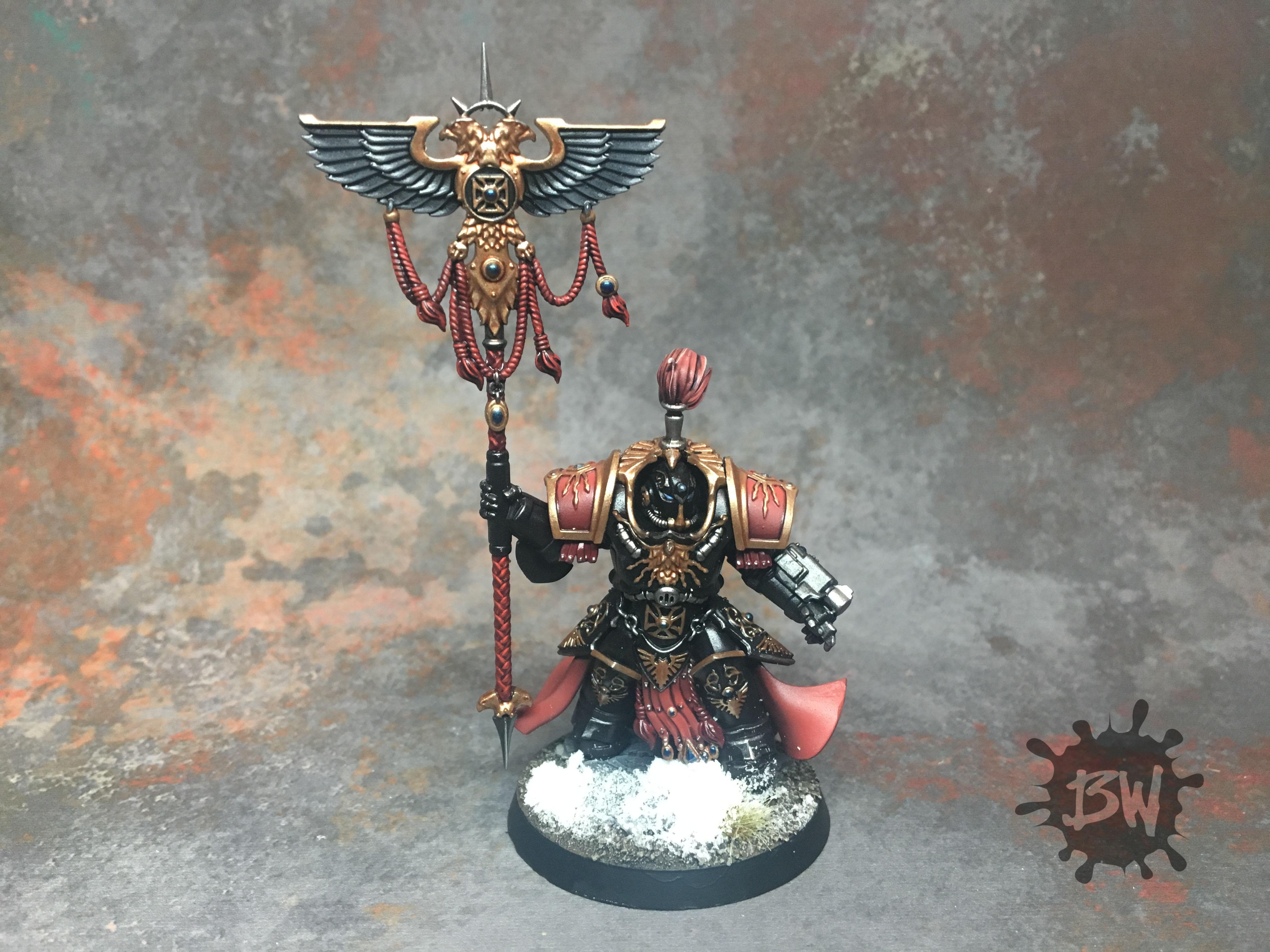 Adeptus Custodes, Imperium, Vexilus Praetor In Allarus Terminator Armour, Warhammer 40,000