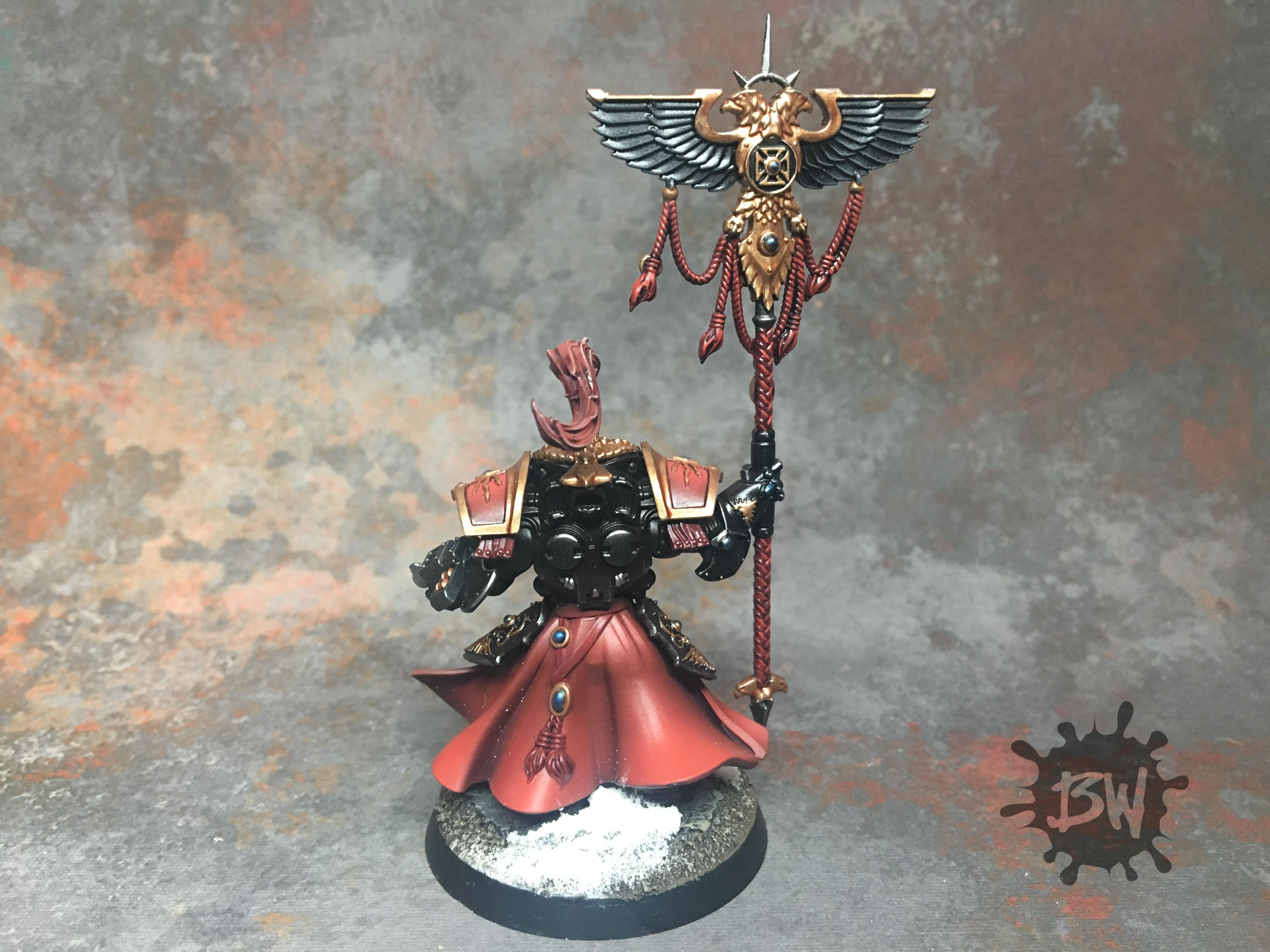 Adeptus Custodes, Imperium, Vexilus Praetor In Allarus Terminator Armour, Warhammer 40,000