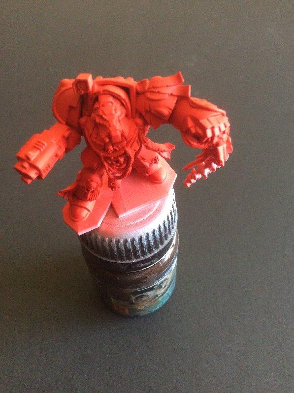 Base Painted In Evil Sunz & Before the Wash