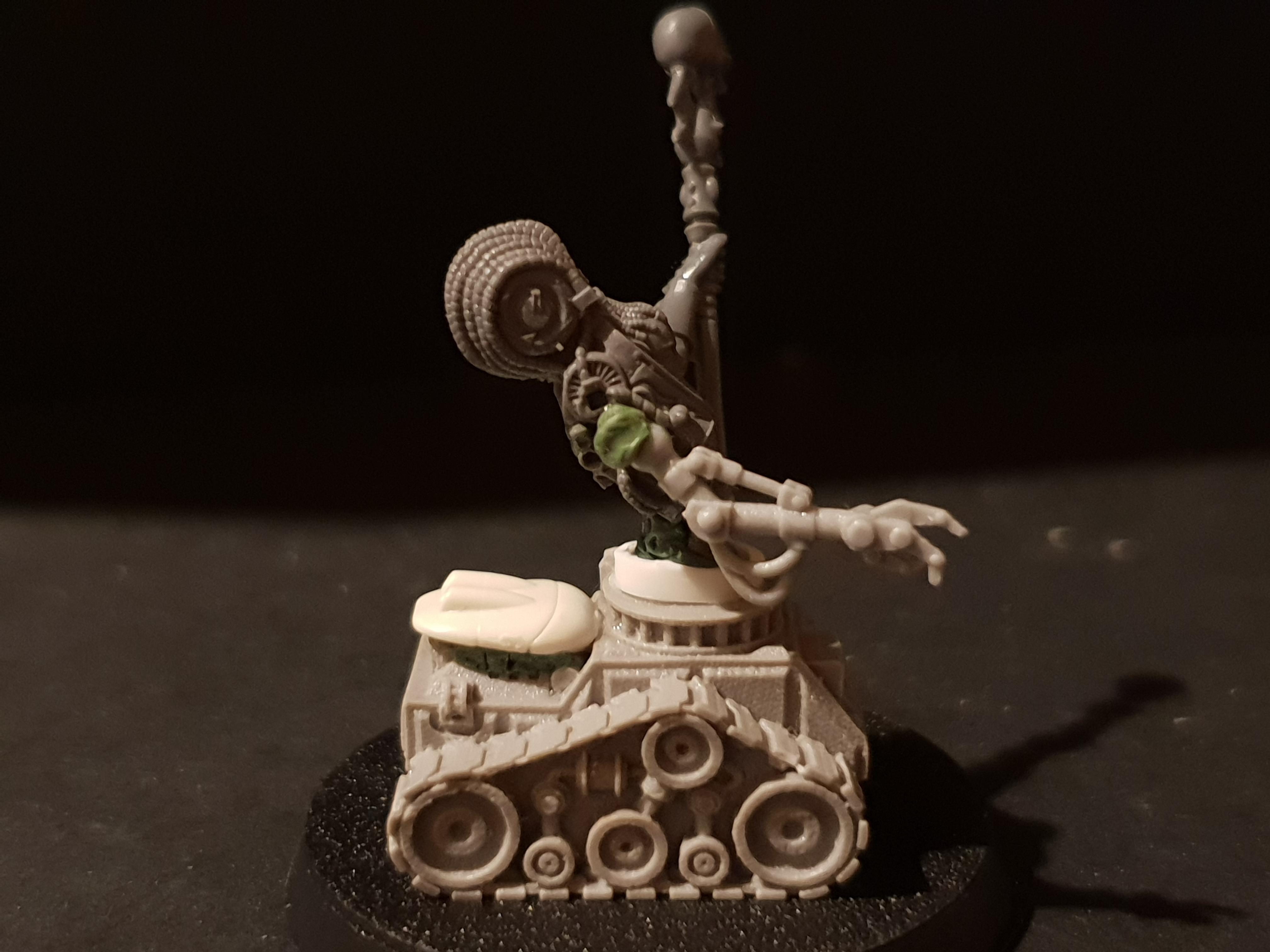 Chaos, Conversion, Cybernetic, Inquisition, Psionic Hood, Warhammer 40,000, Work In Progress