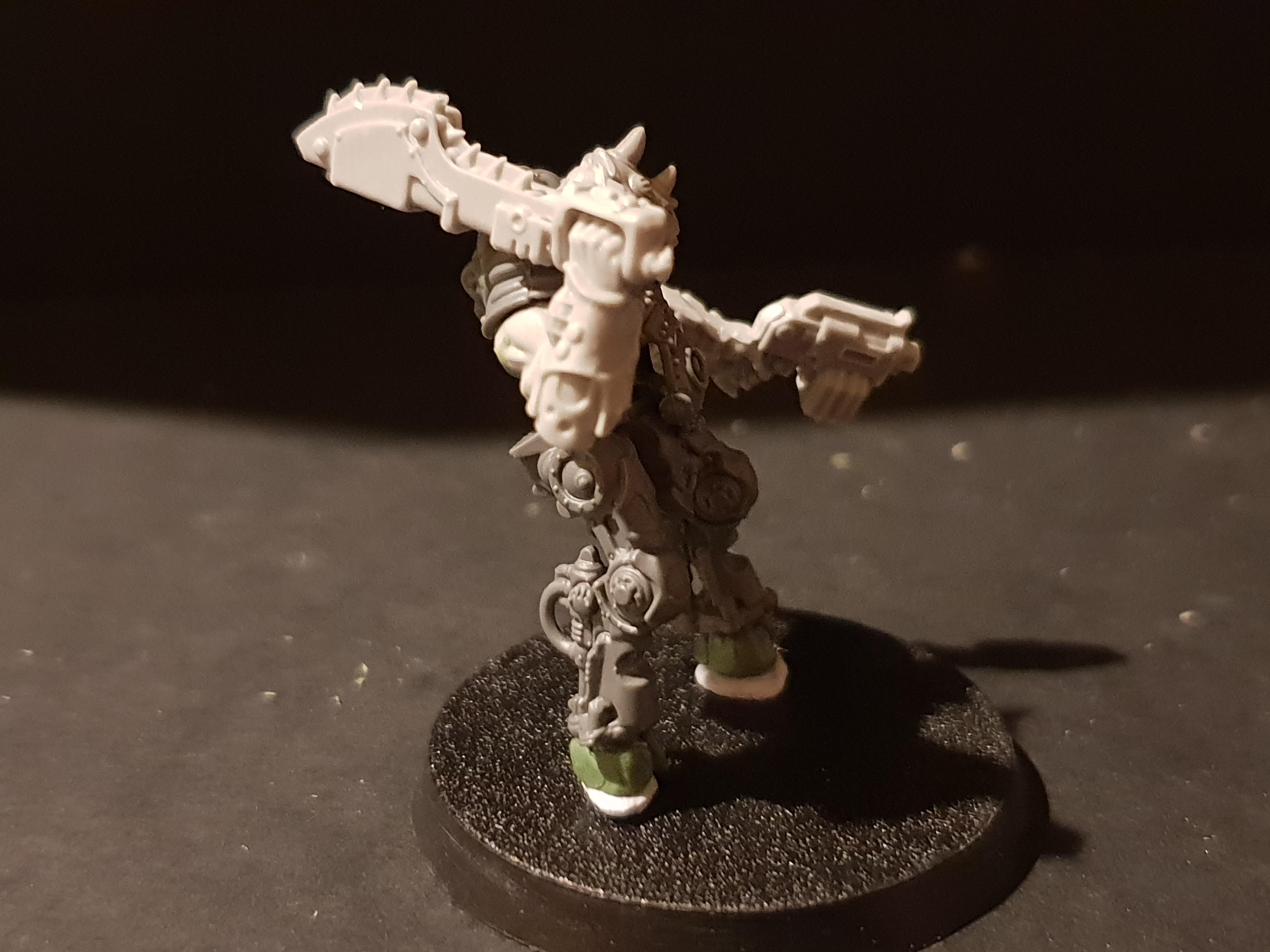 Beastmen, Bionics, Chaos, Conversion, Cyborg, Warhammer 40,000, Work In Progress