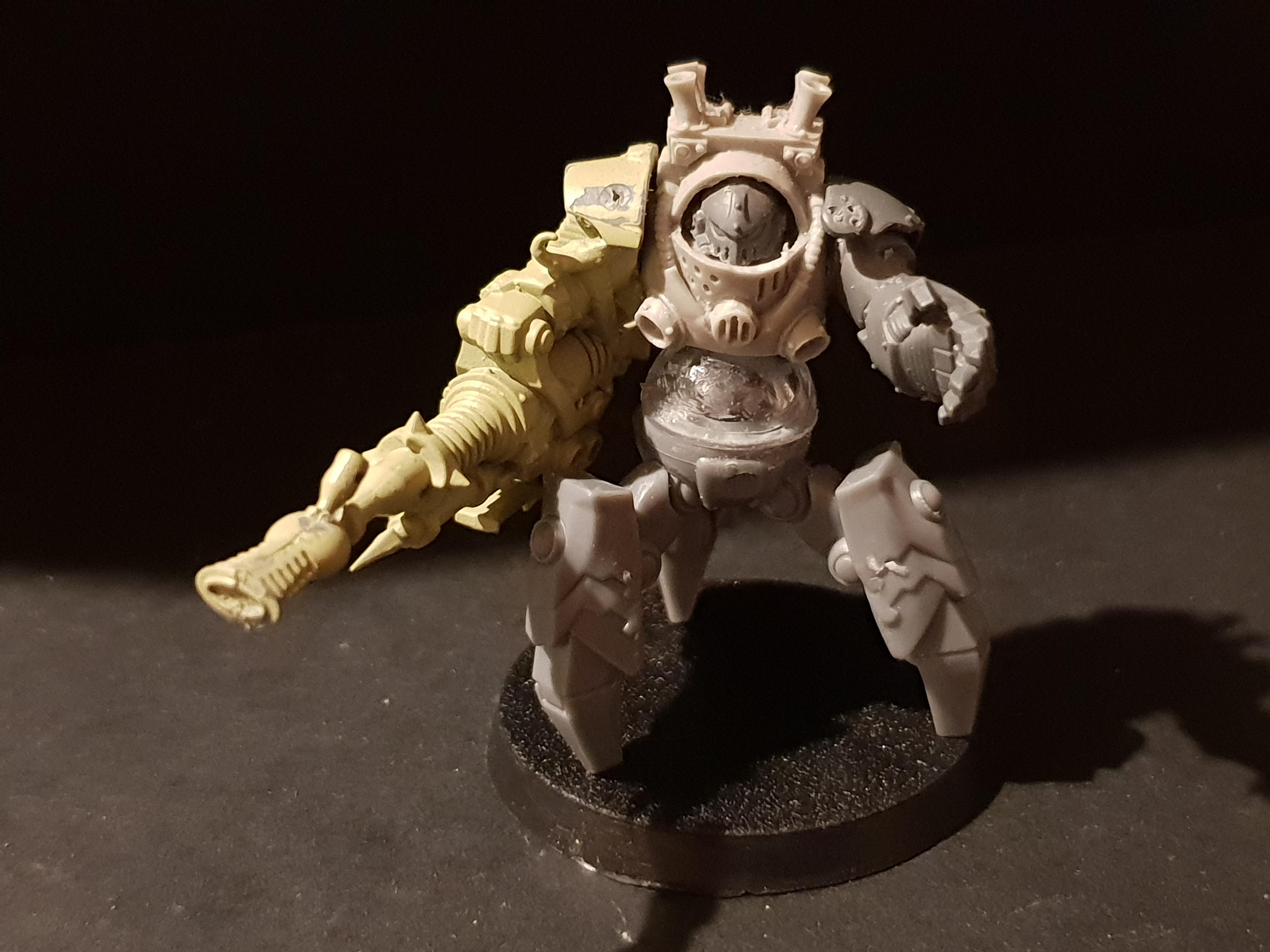 Chaos, Chaos Space Marines, Conversion, Nurgle, Terminator Armor, Warhammer 40,000, Work In Progress