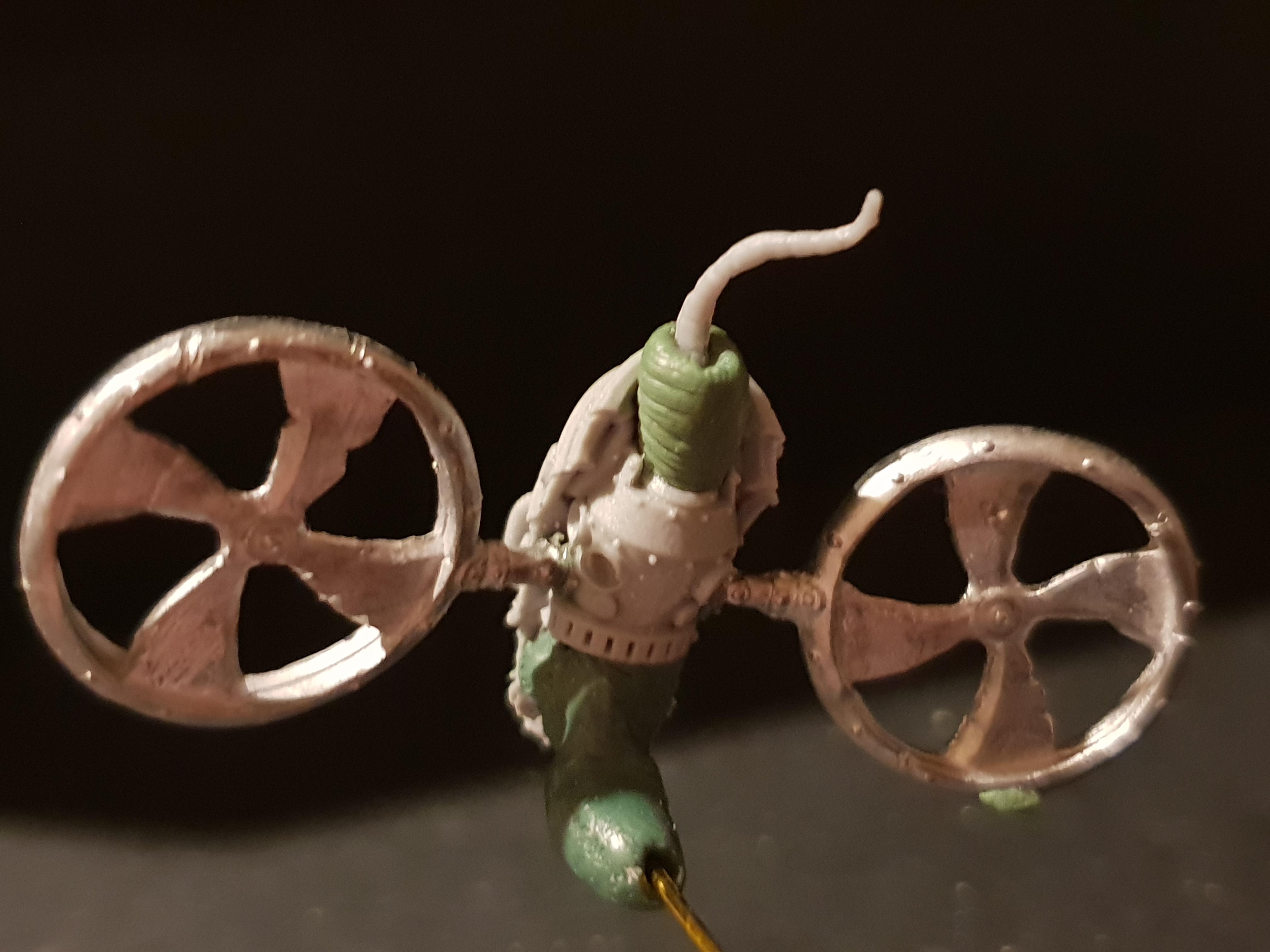 Chaos, Conversion, Drone, Nurgle, Warhammer 40,000, Work In Progress