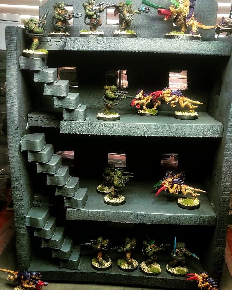 Scion, Tyranids, Playing around with some simple EVA Foam buildings
