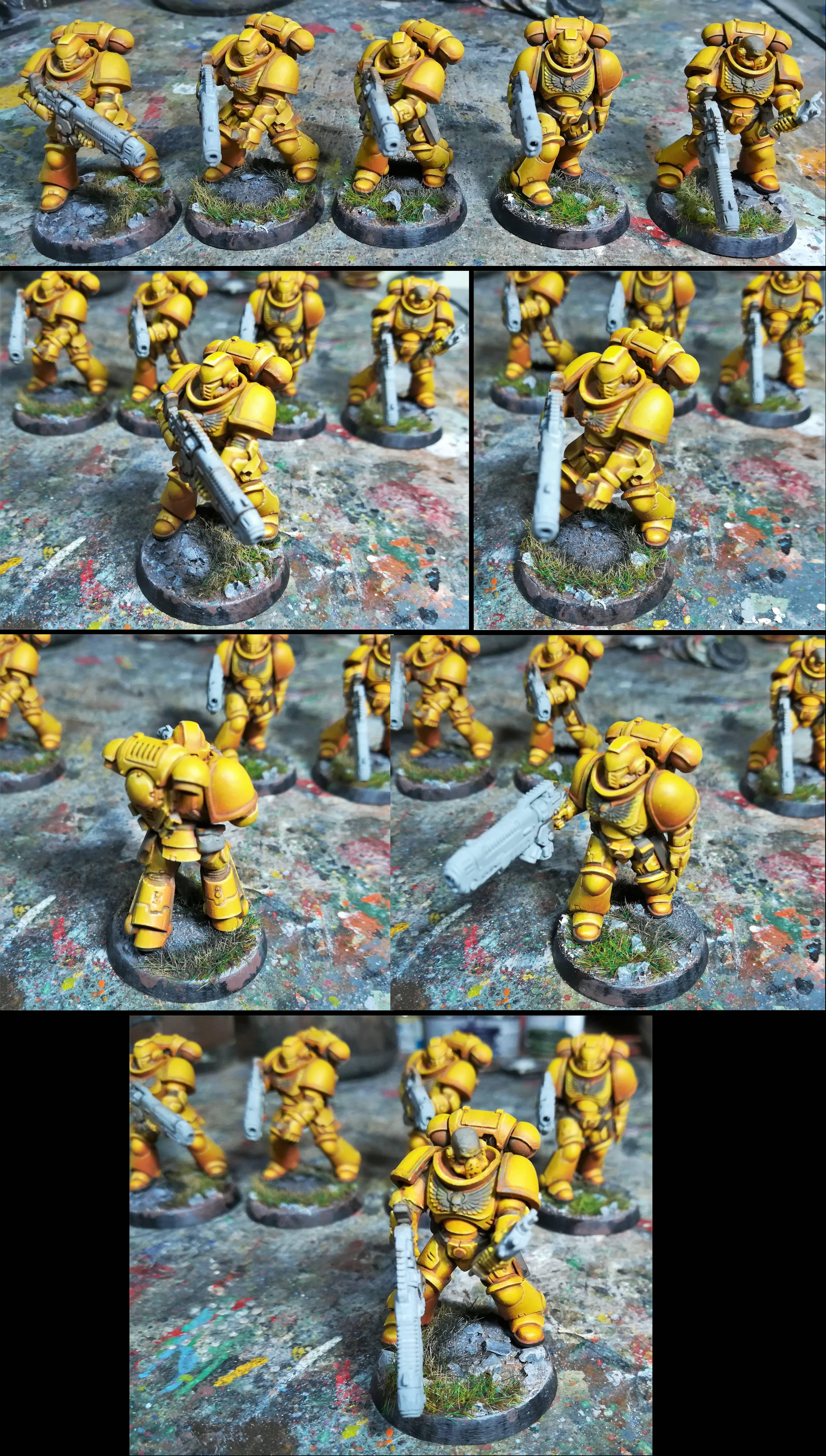 Hellblasters pip 6; onto the bases