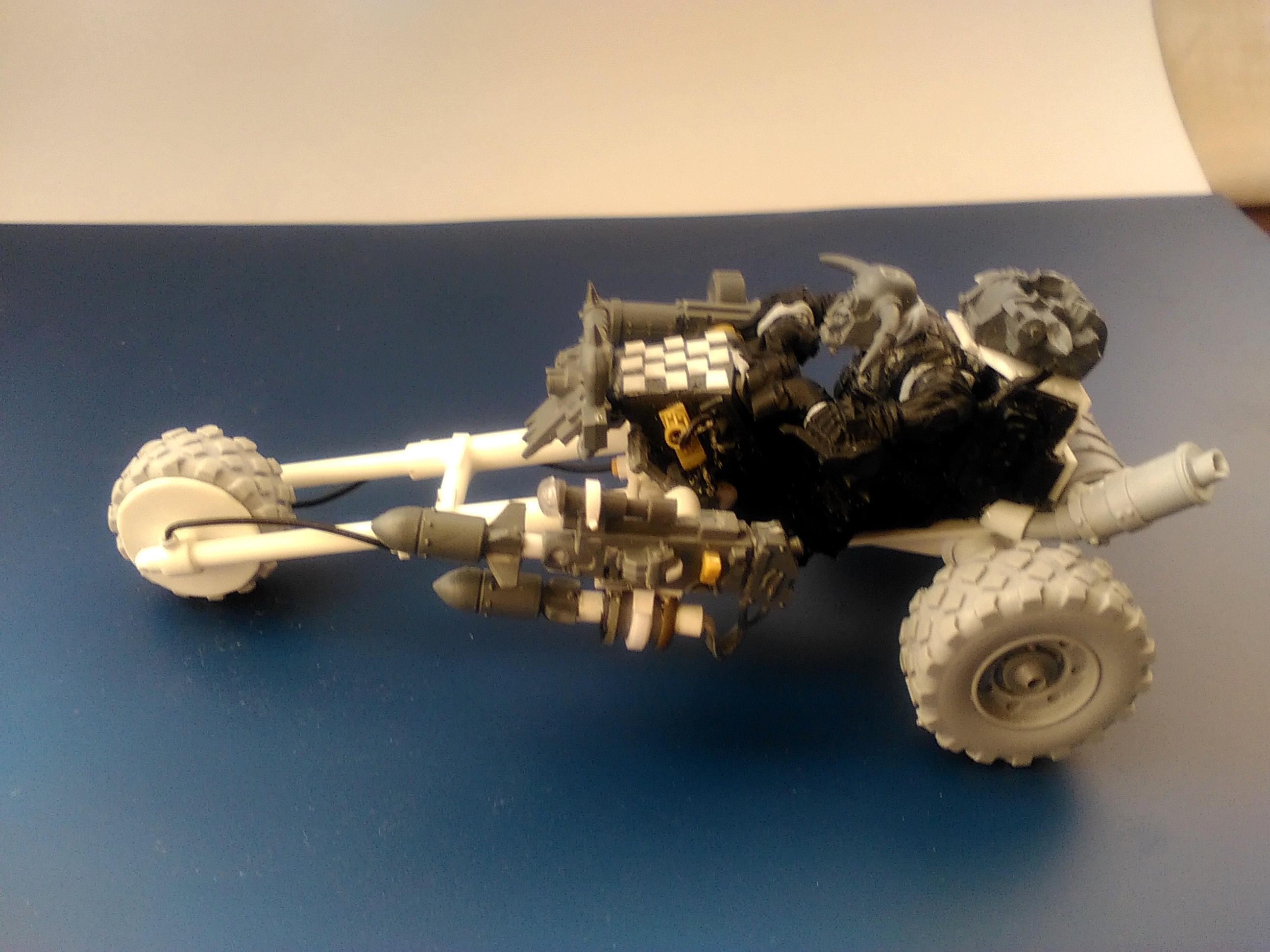 Bike, Conversion, Deffkopta, Grot Conversion, Grots, Kitbash, Kitbashed, Ork Conversion, Ork Conversions, Ork Coustom Made Vehicles, Orks, Scratch Build, Warhammer 40,000