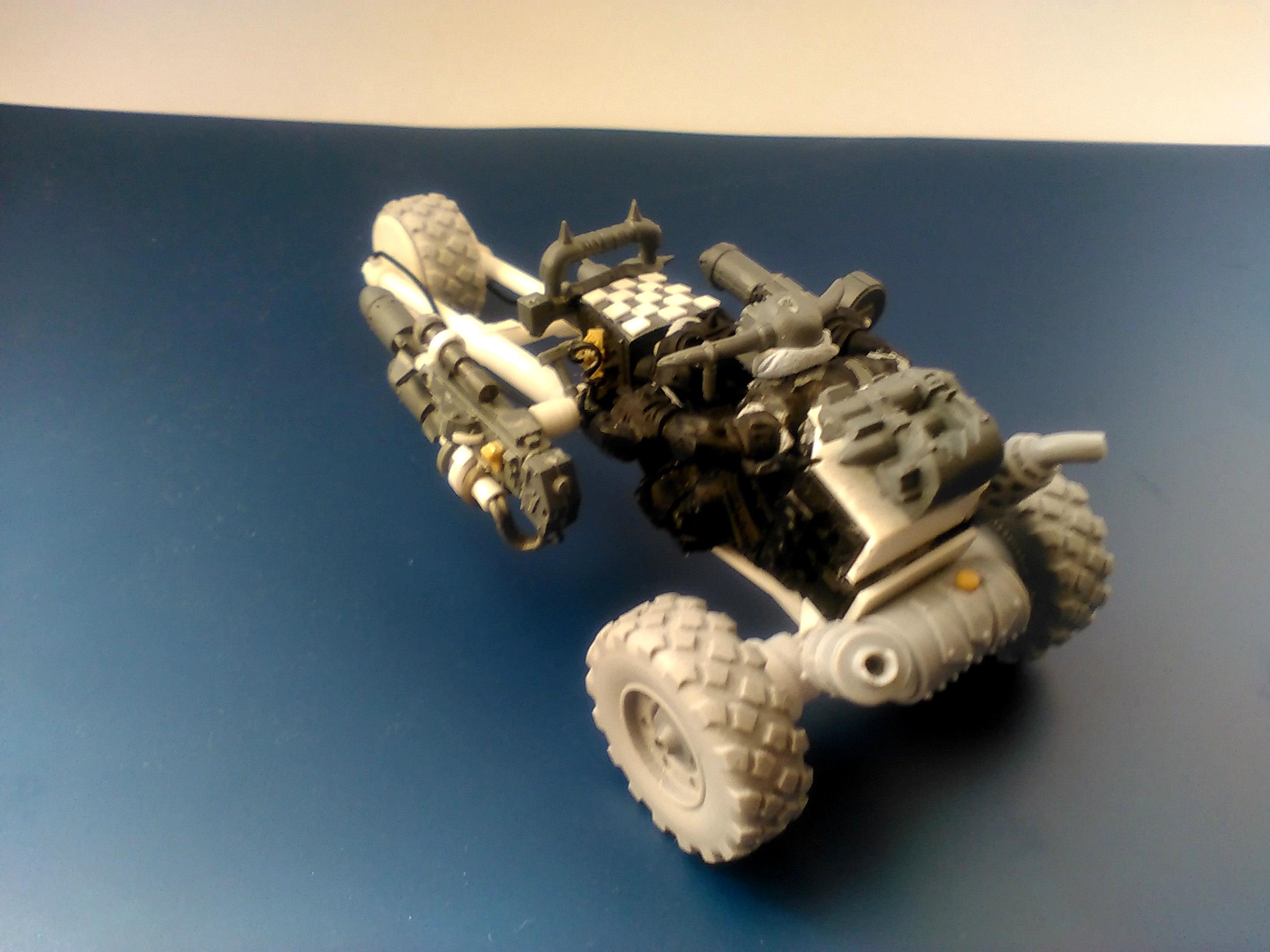 Bike, Conversion, Deffkopta, Grot Conversion, Grots, Kitbash, Kitbashed, Ork Conversion, Ork Conversions, Ork Coustom Made Vehicles, Orks, Scratch Build, Warhammer 40,000
