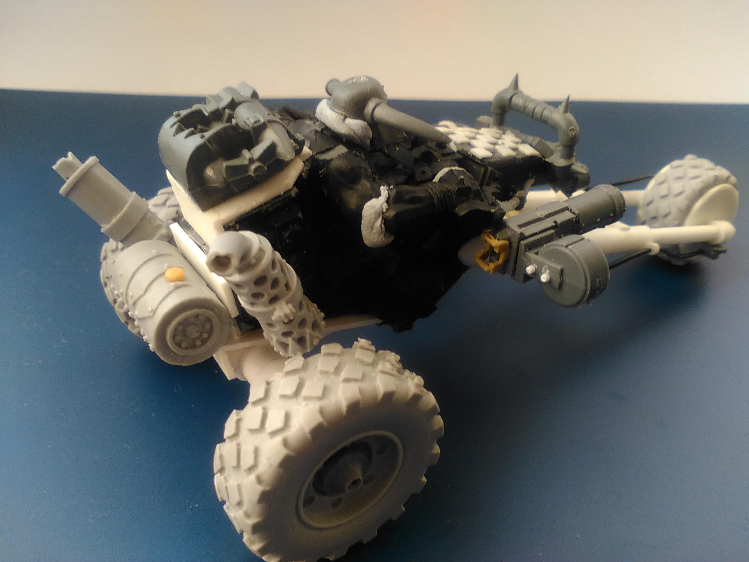 Bike, Conversion, Deffkopta, Grot Conversion, Grots, Kitbash, Kitbashed, Ork Conversion, Ork Conversions, Ork Coustom Made Vehicles, Orks, Scratch Build, Warhammer 40,000