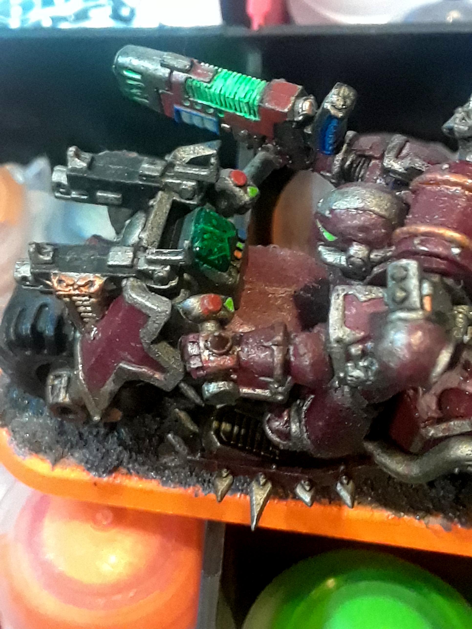 Bike, Choas Space Marines, Chopper, Word Bearers