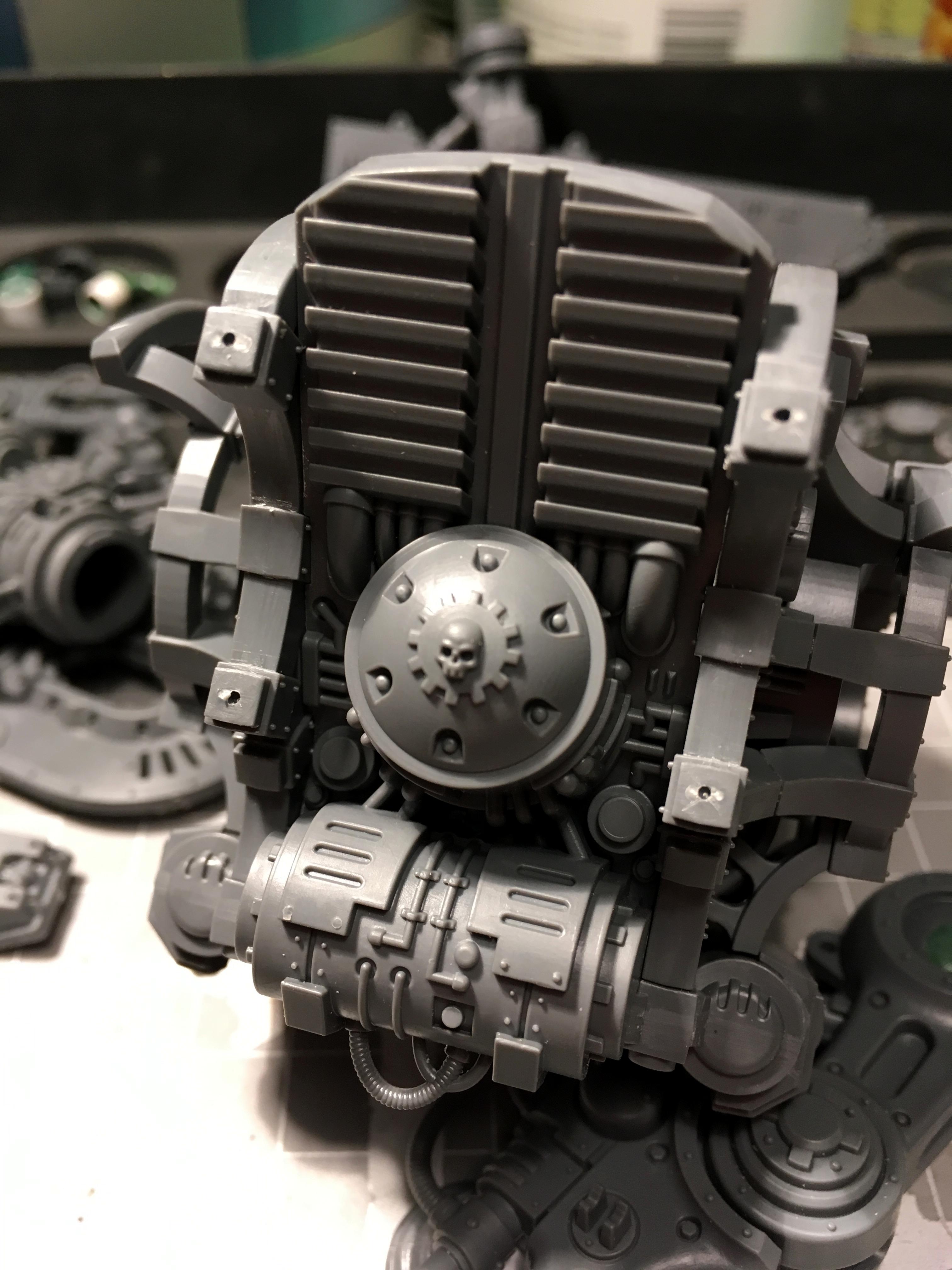 Imperial Knights, Magnetisation, Questoris, Warhammer 40,000, Work In Progress
