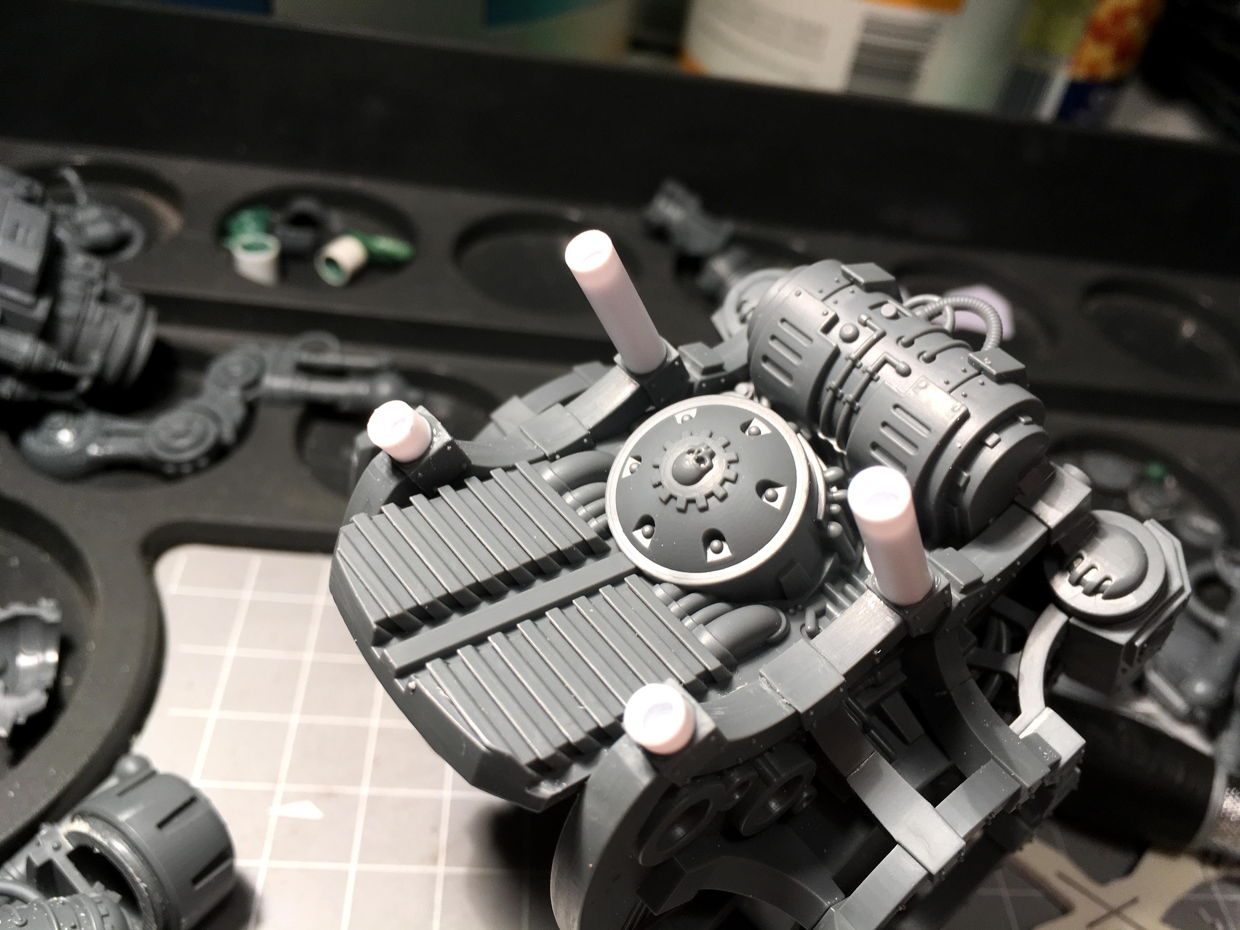 Imperial Knights, Magnetisation, Questoris, Warhammer 40,000, Work In Progress