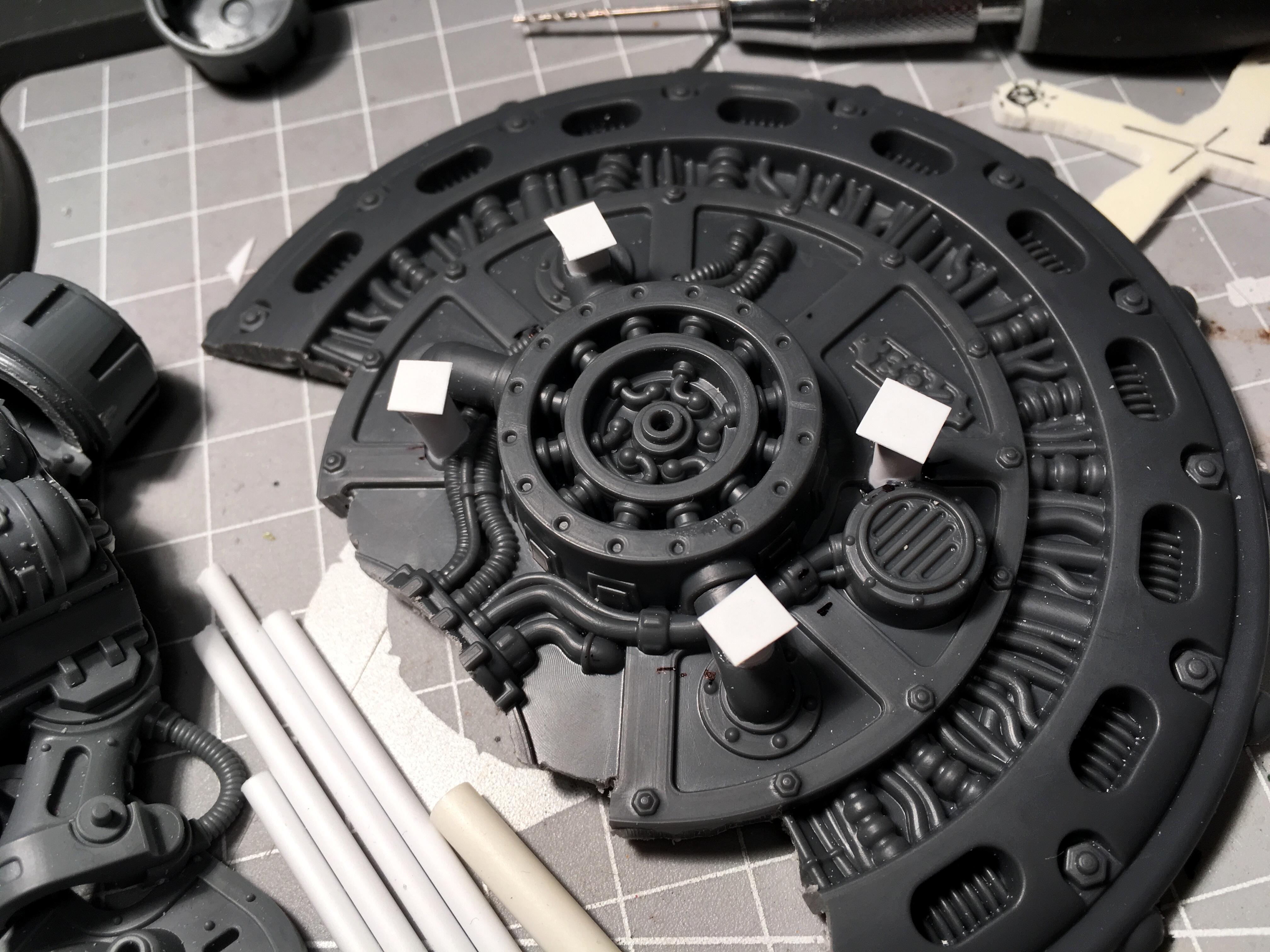 Imperial Knights, Magnetisation, Questoris, Warhammer 40,000, Work In Progress