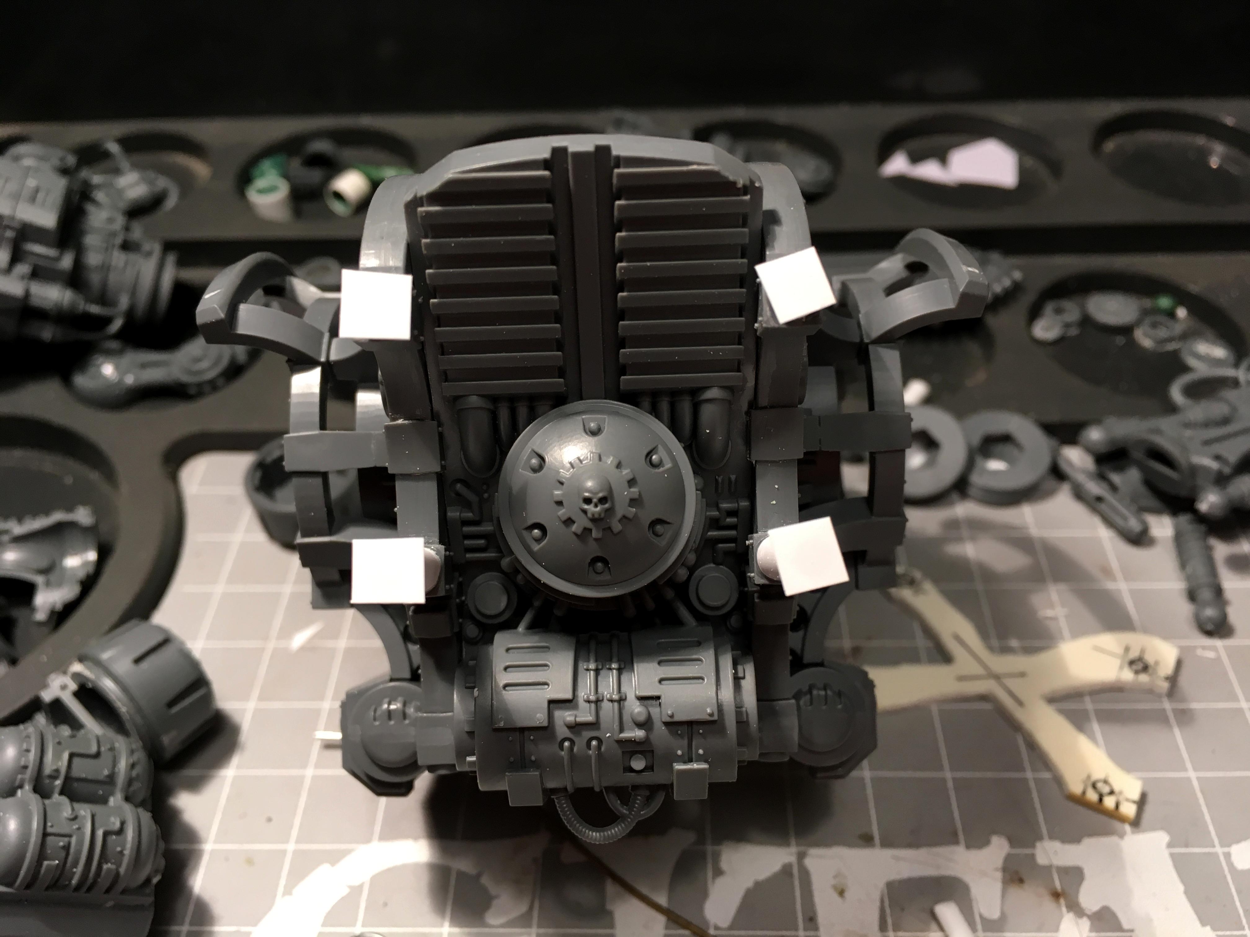 Imperial Knights, Magnetisation, Questoris, Warhammer 40,000, Work In Progress