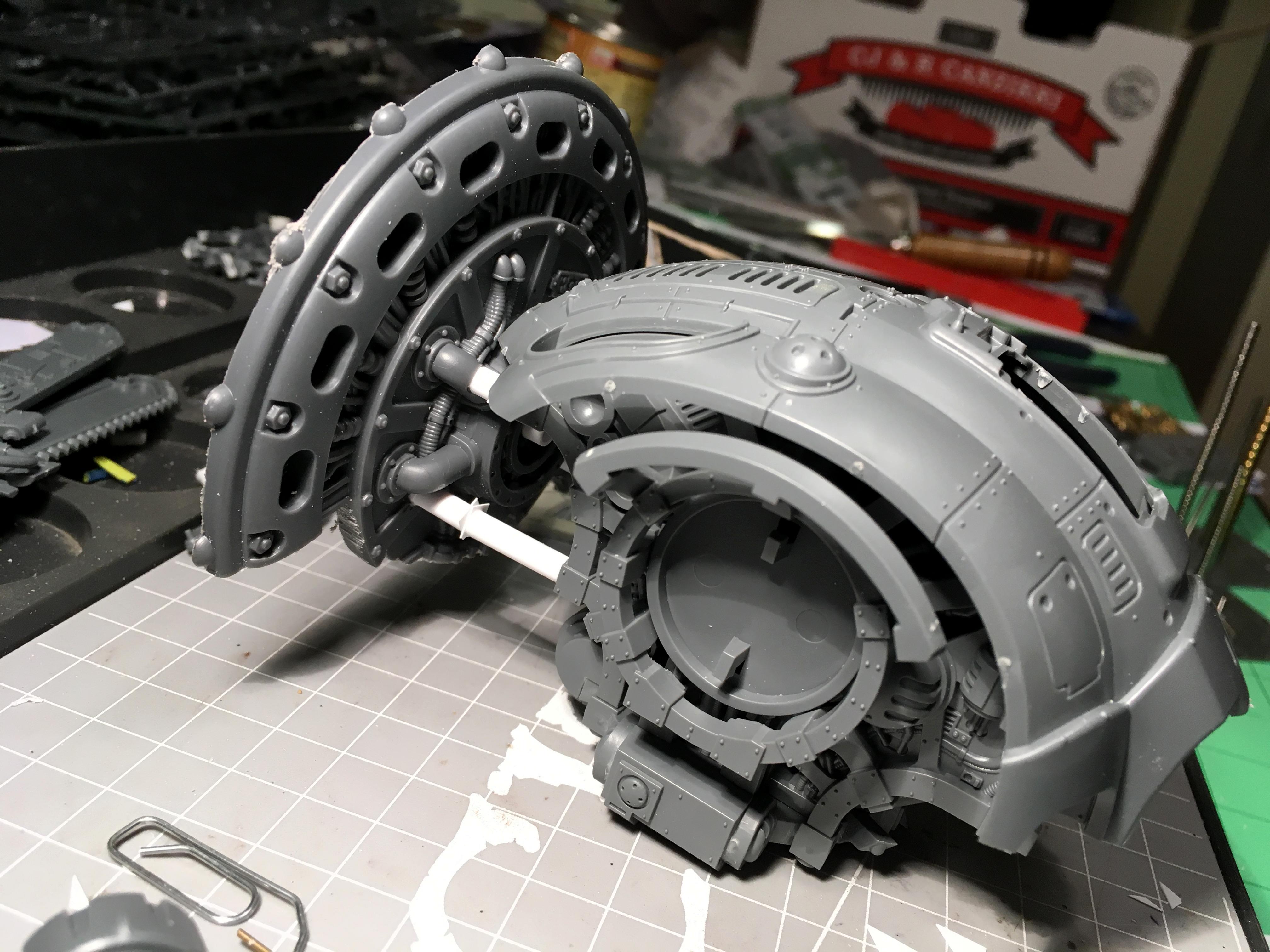 Imperial Knights, Magnetisation, Questoris, Warhammer 40,000, Work In Progress