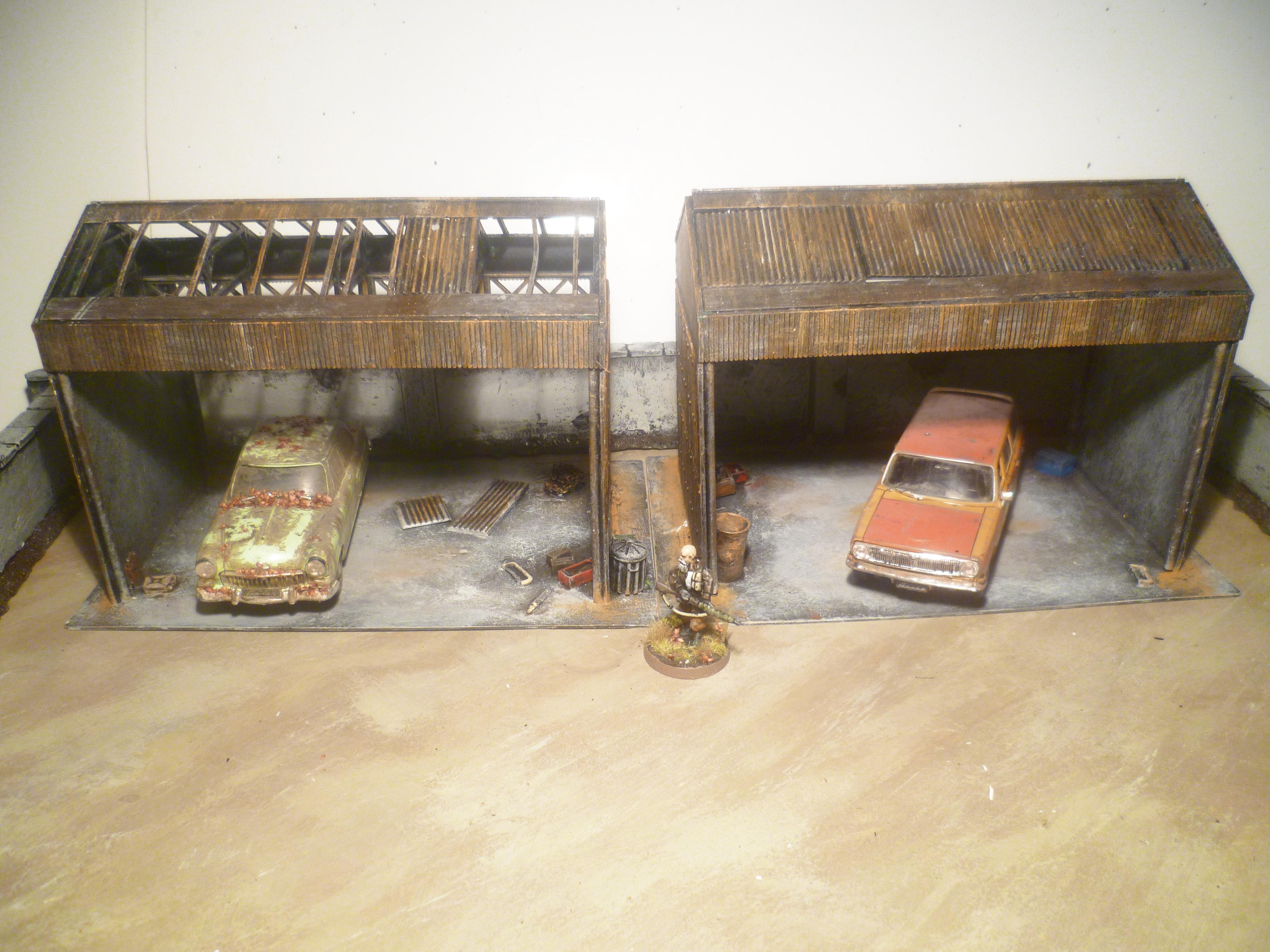 28mm, Abandoned, Cars, Industrial, Modern, Shed, Terrain, Urban