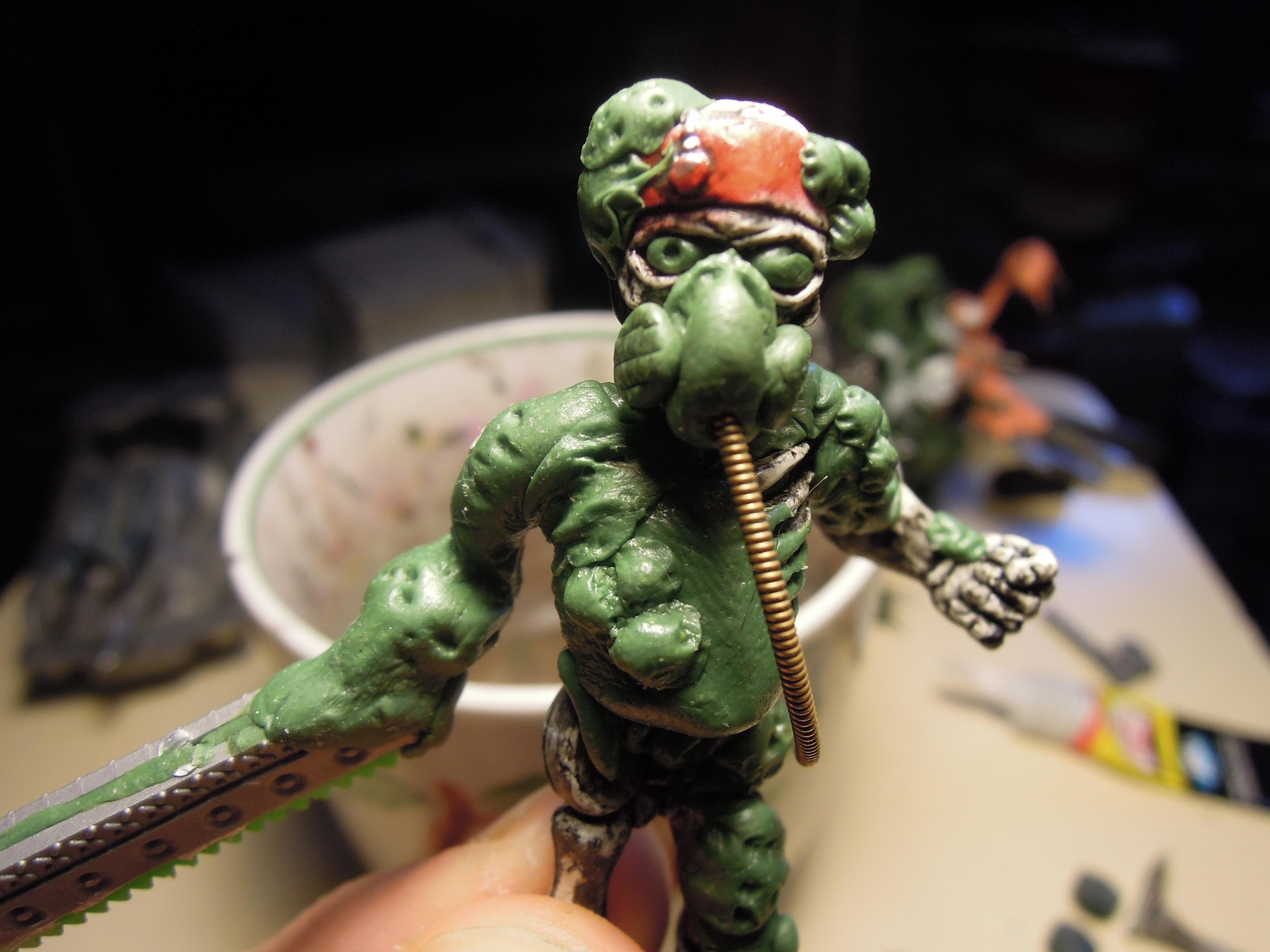 Blight, Chaos, Chaos Space Marines, Conversion, Daemon Prince, Death Guard, Decay, Disease, Greenstuff, Heresy, Heretic Astartes, Infantry, Nurgle, Pestilence, Plague, Plague Marines, Rot, Scratch Build, Technolog, Traitor Legions, Warhammer 40,000, Work In Progress