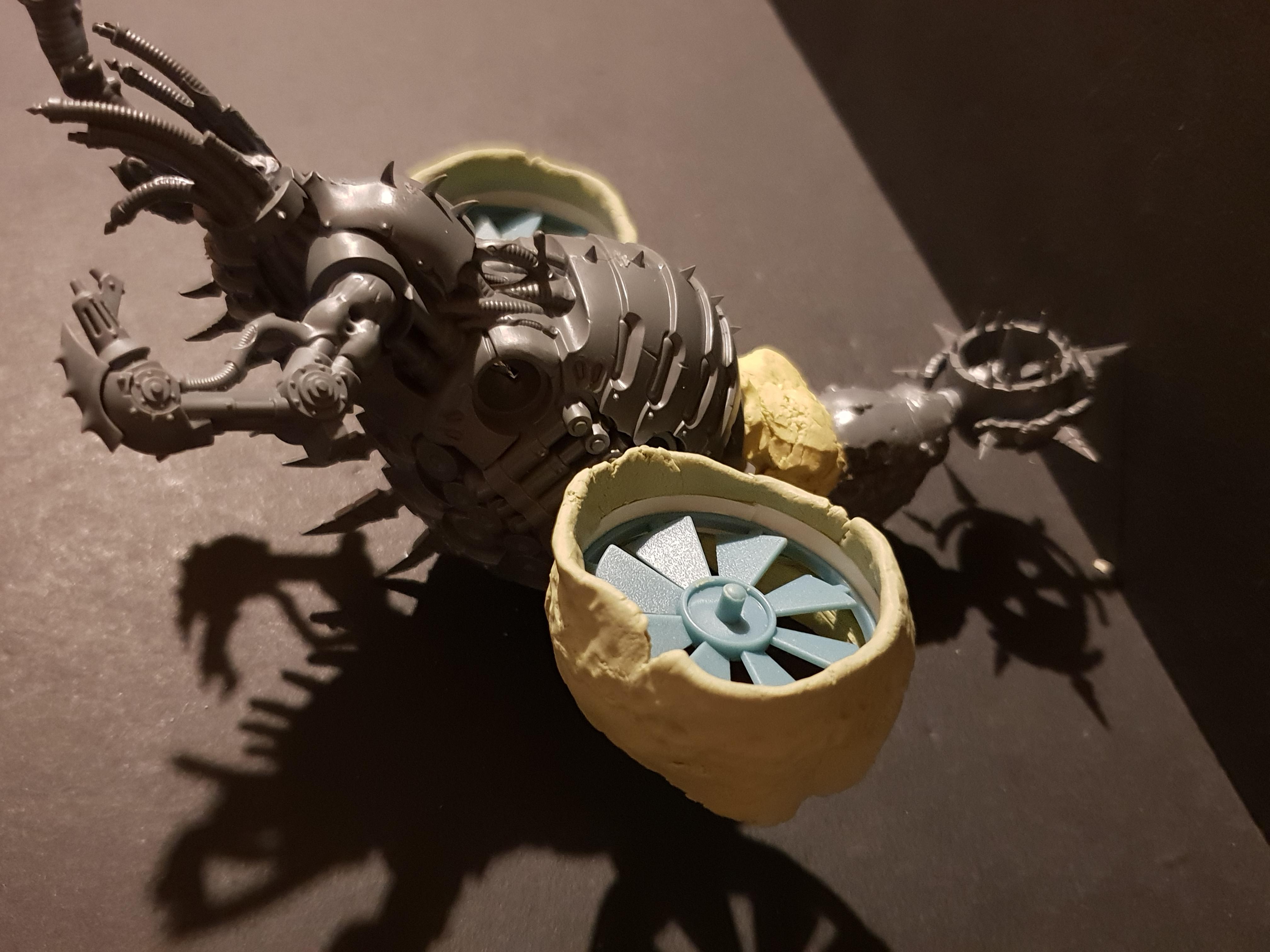 Chaos, Conversion, Drone, Nurgle, Warhammer 40,000, Work In Progress