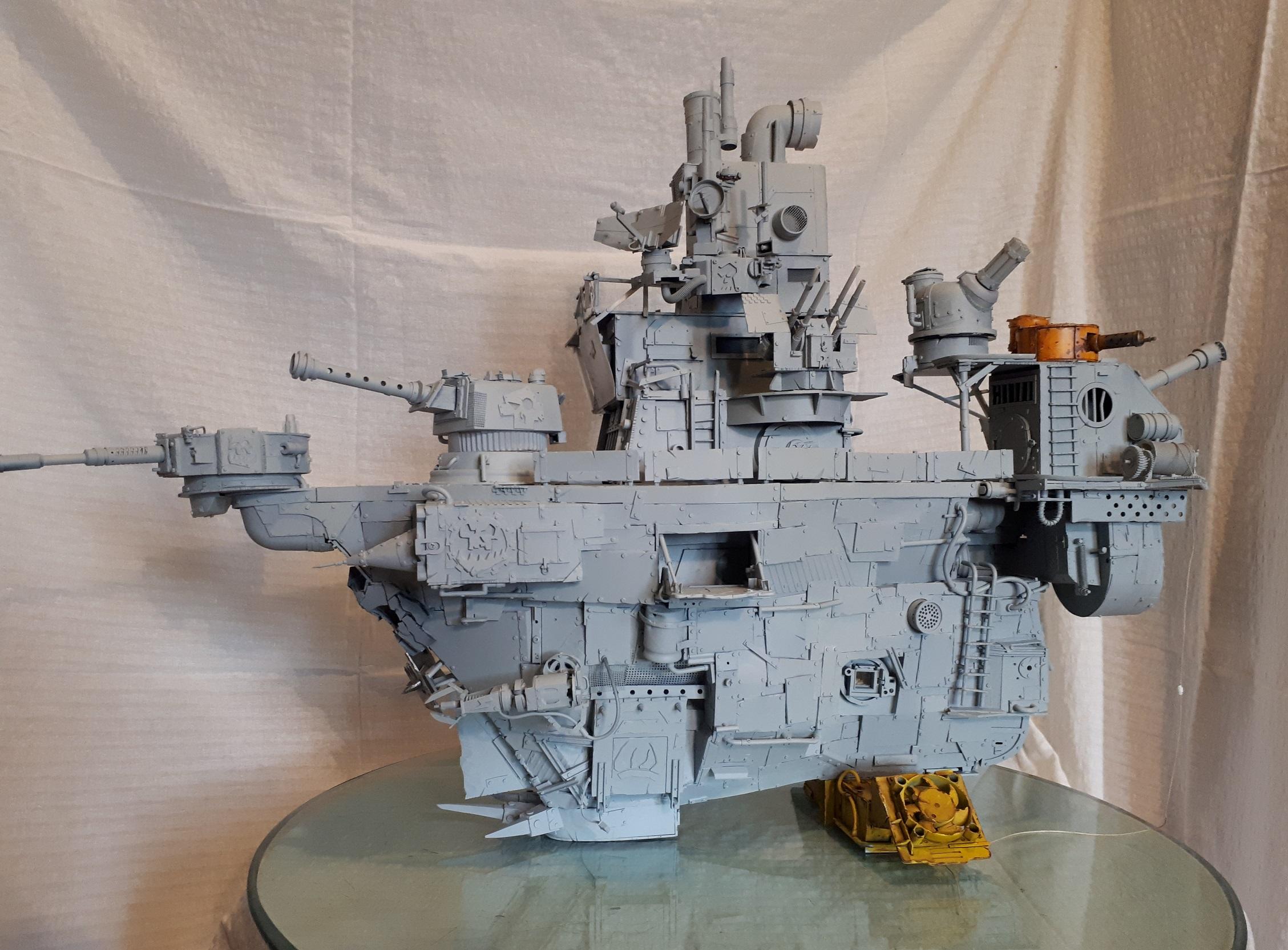 Battleship, Gunship, Orks, Scratch Build