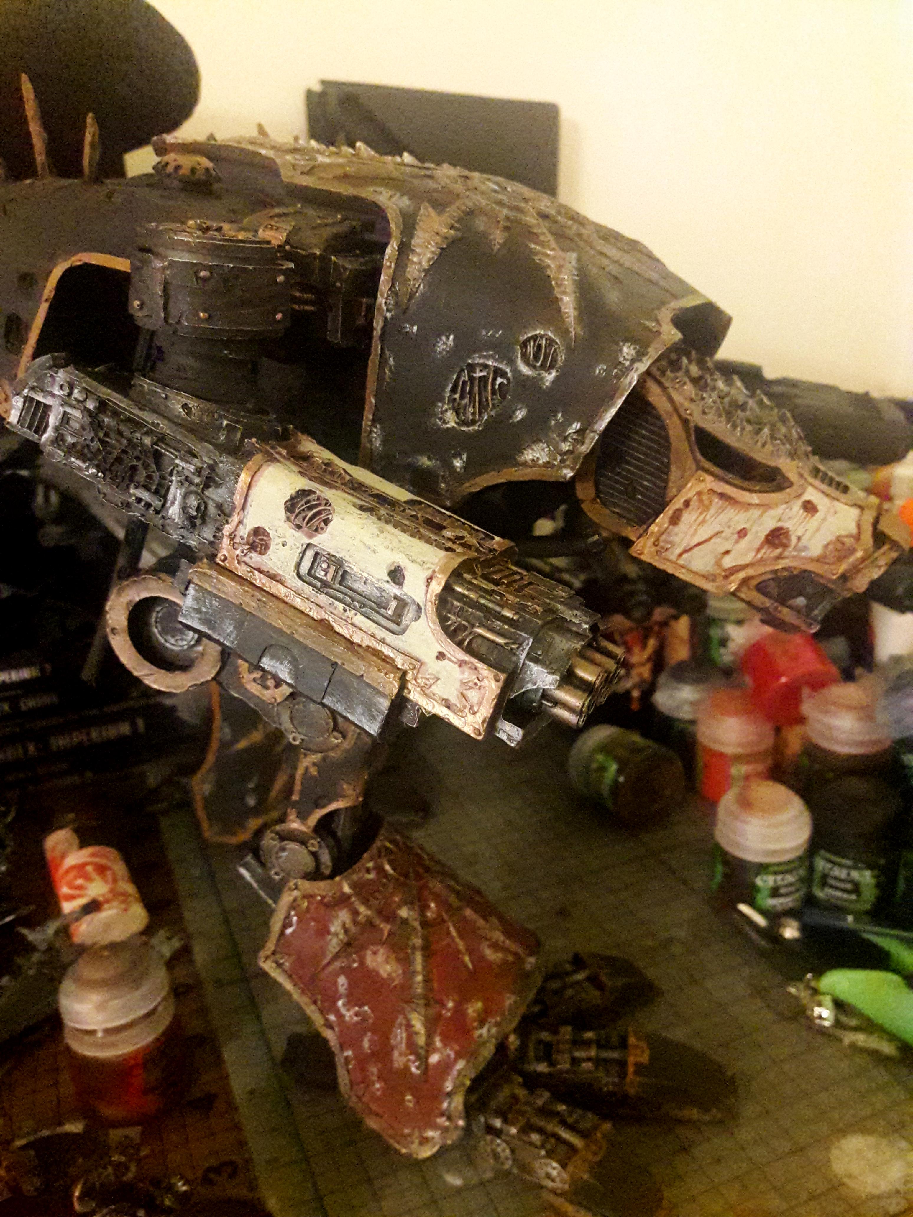 Chaos, Chaos Warhound Titan, Legio Mortis, Titan, Warhound